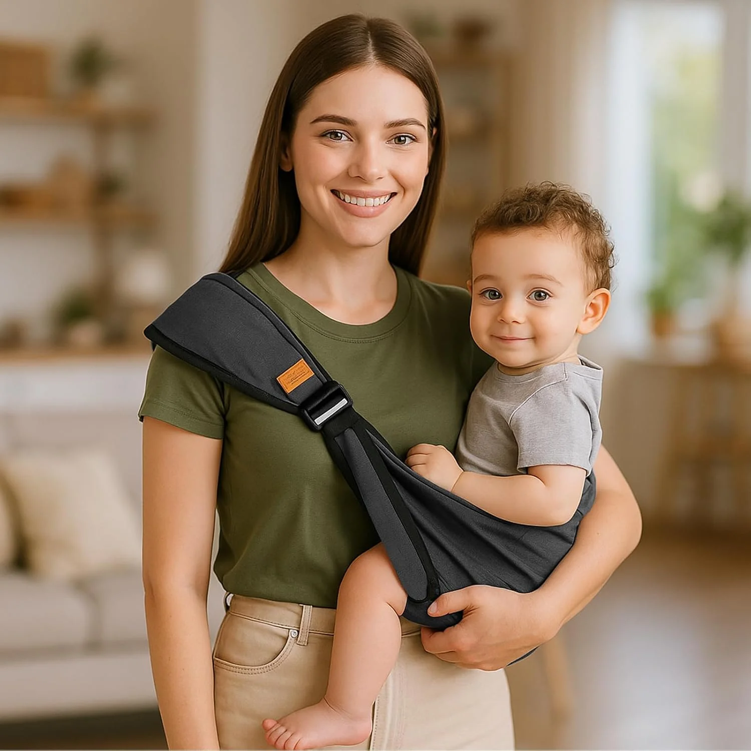 آغوشی ارگونومیک کودک – آغوشی قابل تنظیم برای نوزادان تا 3 سال، آغوشی نرم و تنفسی تک شانه با قابلیت پوشش شیردهی، آغوشی تاشو و قابل حمل نوزاد آغوشی ارگونومیک کودک – آغوشی قابل تنظیم برای نوزادان تا 3 سال، آغوشی نرم و تنفسی تک شانه با قابلیت پوشش شیردهی، آغوشی تاشو و قابل حمل نوزاد