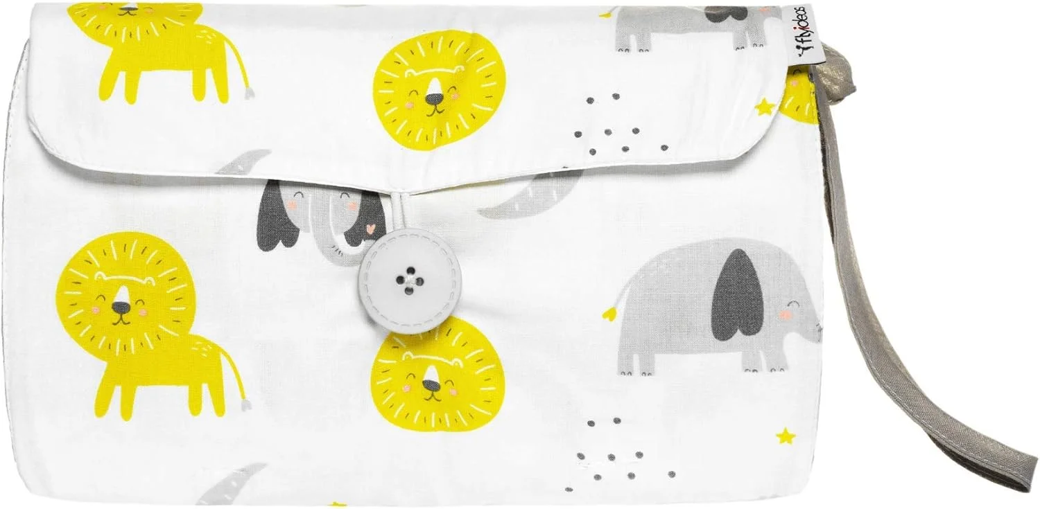 کیف پوشک FlyIdeas - کیف خشک و مرطوب تعویض کودک برای پوشک، دستمال مرطوب | حمل آسان با یک دست یا آویزان کردن آسان به کالسکه کیف پوشک FlyIdeas - کیف خشک و مرطوب تعویض کودک برای پوشک، دستمال مرطوب | حمل آسان با یک دست یا آویزان کردن آسان به کالسکه