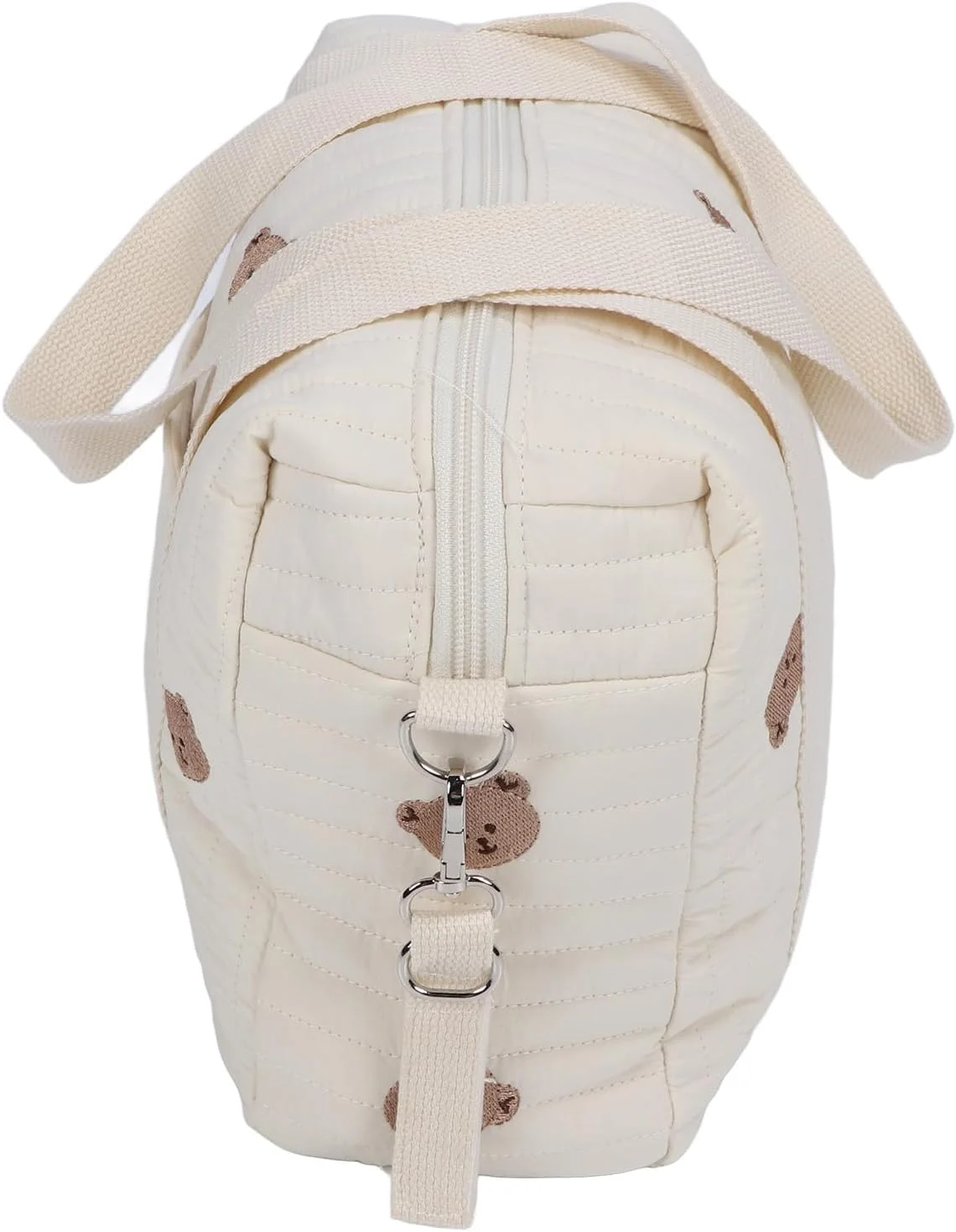 کیف لوازم کودک فوکت، کیف بزرگ و جادار لوازم کودک با زیپ، کیف گلدوزی مادر، کیف لوازم جانبی کالسکه برای پوشک، تلفن، کلید، اسباب بازی، لوازم نوزاد (طرح خرس) کیف لوازم کودک فوکت، کیف بزرگ و جادار لوازم کودک با زیپ، کیف گلدوزی مادر، کیف لوازم جانبی کالسکه برای پوشک، تلفن، کلید، اسباب بازی، لوازم نوزاد (طرح خرس)