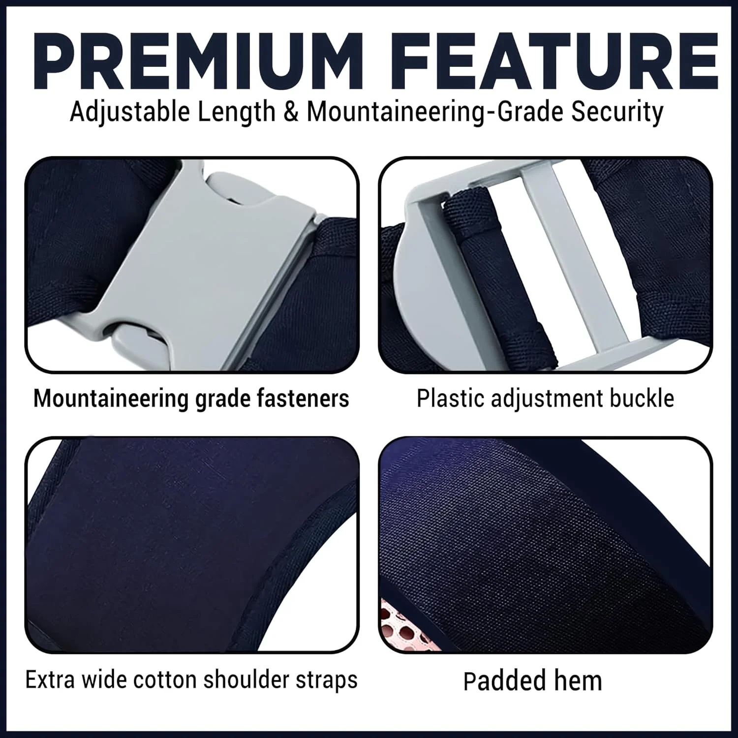 آغوشی نوزاد FATASH | پارچه نخی نرم و تنفسی، مناسب نوزادان و کودکان نوپا | صندلی کمری راحت برای سفر آسان، بند شانه ای قابل حمل و سبک وزن برای 0 تا 36 ماه - آبی آغوشی نوزاد FATASH | پارچه نخی نرم و تنفسی، مناسب نوزادان و کودکان نوپا | صندلی کمری راحت برای سفر آسان، بند شانه ای قابل حمل و سبک وزن برای 0 تا 36 ماه - آبی