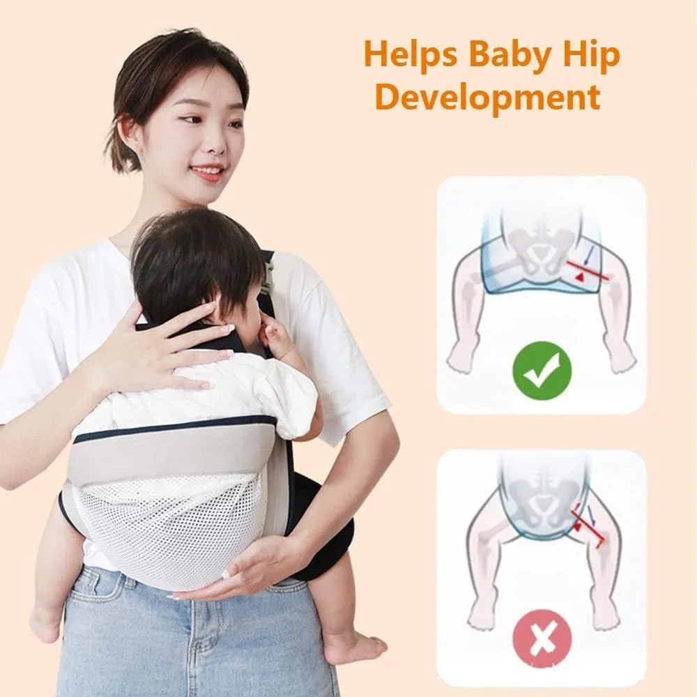 آغوشی قابل تنظیم کودک ECVV، آغوشی نیمه ارگونومیک کودک، جنس پنبه طبیعی، پارچه توری تنفسی، مناسب برای نوزاد تا کودک نوپا |رنگ تصادفی| آغوشی قابل تنظیم کودک ECVV، آغوشی نیمه ارگونومیک کودک، جنس پنبه طبیعی، پارچه توری تنفسی، مناسب برای نوزاد تا کودک نوپا |رنگ تصادفی|