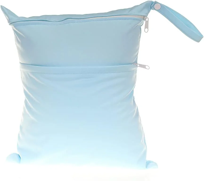 کیف مرطوب قابل استفاده مجدد Egurs، کیف مرطوب، کیف پوشک برای نوزادان، پوشک، لباس های کثیف و سایر لوازم جانبی، آبی روشن کیف مرطوب قابل استفاده مجدد Egurs، کیف مرطوب، کیف پوشک برای نوزادان، پوشک، لباس های کثیف و سایر لوازم جانبی، آبی روشن