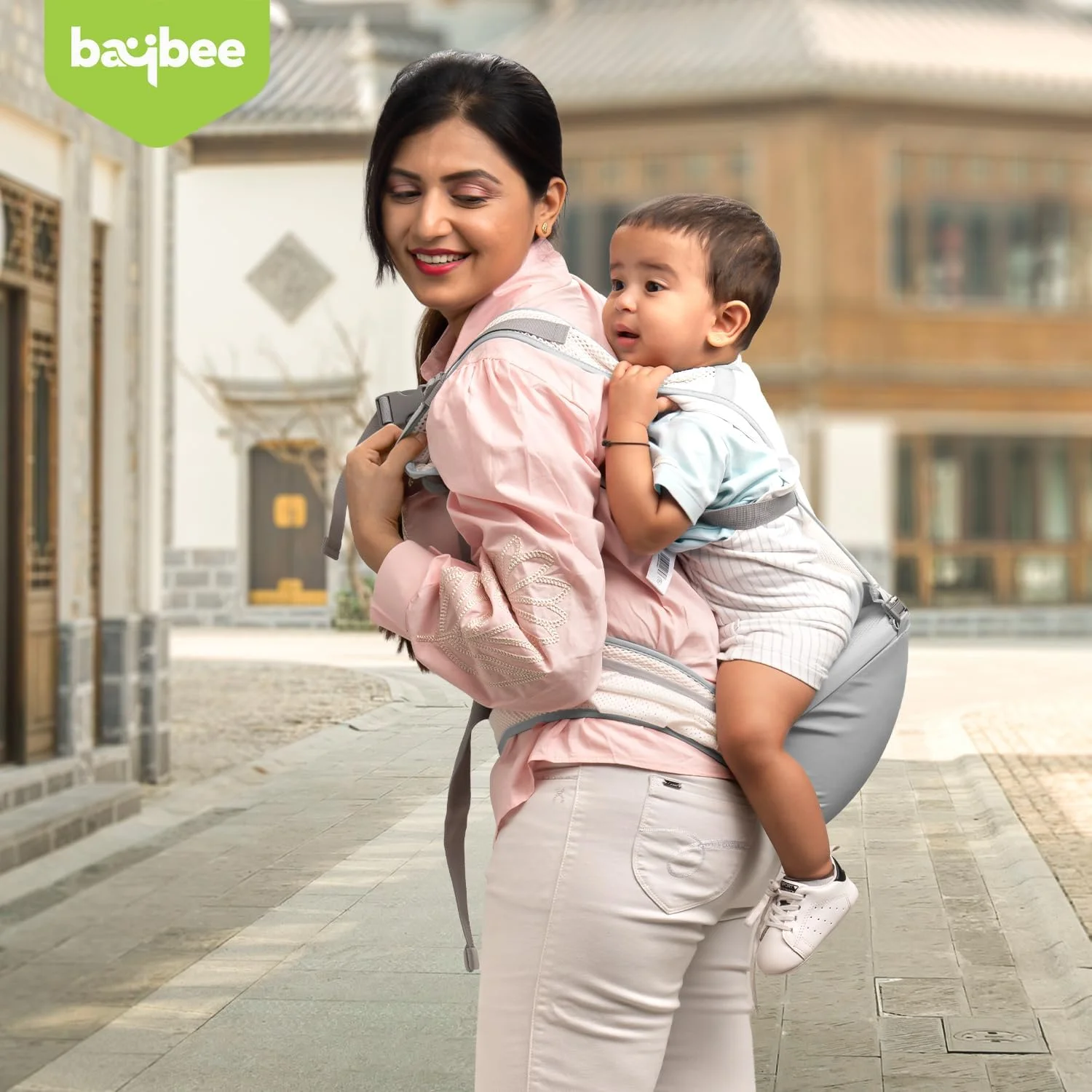 آغوشی کودک Baybee Flownest مناسب برای نوزادان 0 تا 3 سال | کیف حمل نوزاد قابل تنظیم با 6 حالت حمل، پارچه توری تنفسی و پشتیبانی از کمر | آغوشی کودک با نشیمنگاه شیب دار 30 درجه ضد لغزش آغوشی کودک Baybee Flownest مناسب برای نوزادان 0 تا 3 سال | کیف حمل نوزاد قابل تنظیم با 6 حالت حمل، پارچه توری تنفسی و پشتیبانی از کمر | آغوشی کودک با نشیمنگاه شیب دار 30 درجه ضد لغزش
