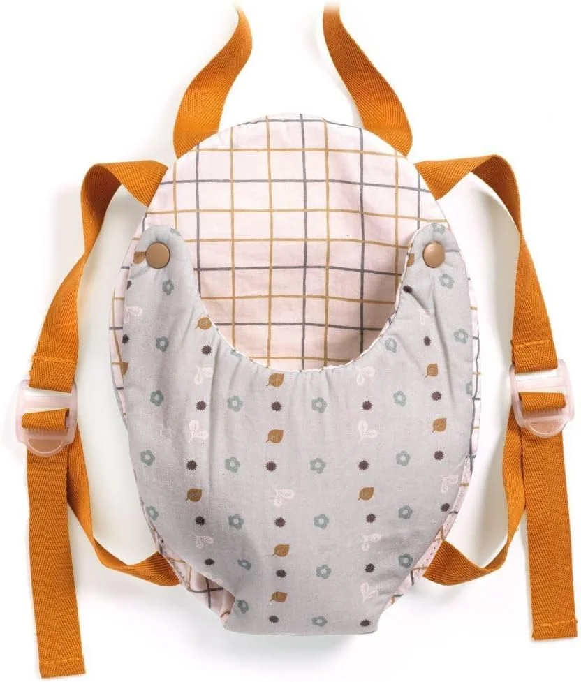 Djeco Pomea Baby Carrier Blue Gray Djeco Pomea Baby Carrier Blue Gray