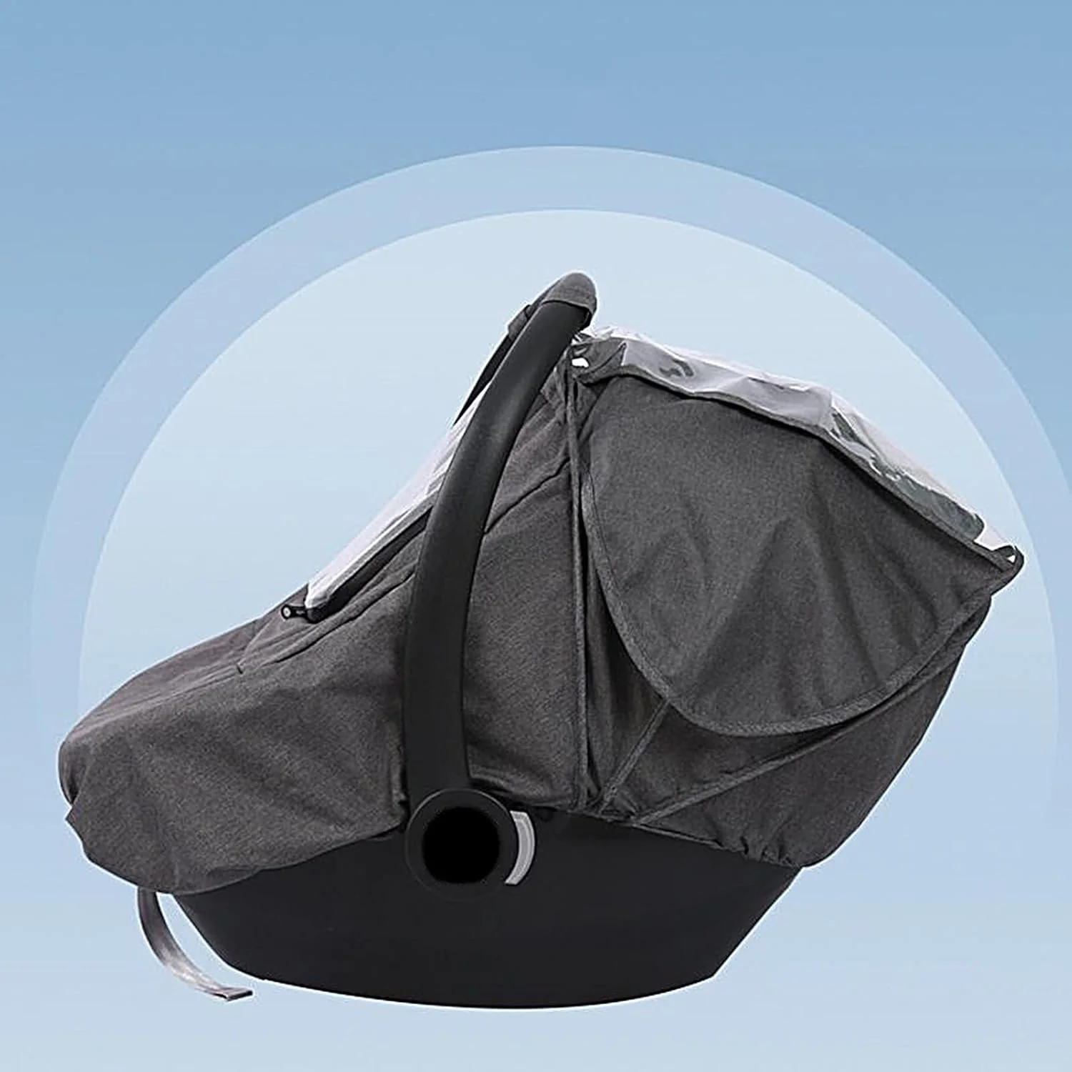 روکش کریر نوزاد، روکش گرم و نرم کالسکه، سایبان کودک با توری و زیپ برای پیاده روی، پیک نیک، چمن فضای باز، مسافرت فصلی، کمپینگ و پارک روکش کریر نوزاد، روکش گرم و نرم کالسکه، سایبان کودک با توری و زیپ برای پیاده روی، پیک نیک، چمن فضای باز، مسافرت فصلی، کمپینگ و پارک