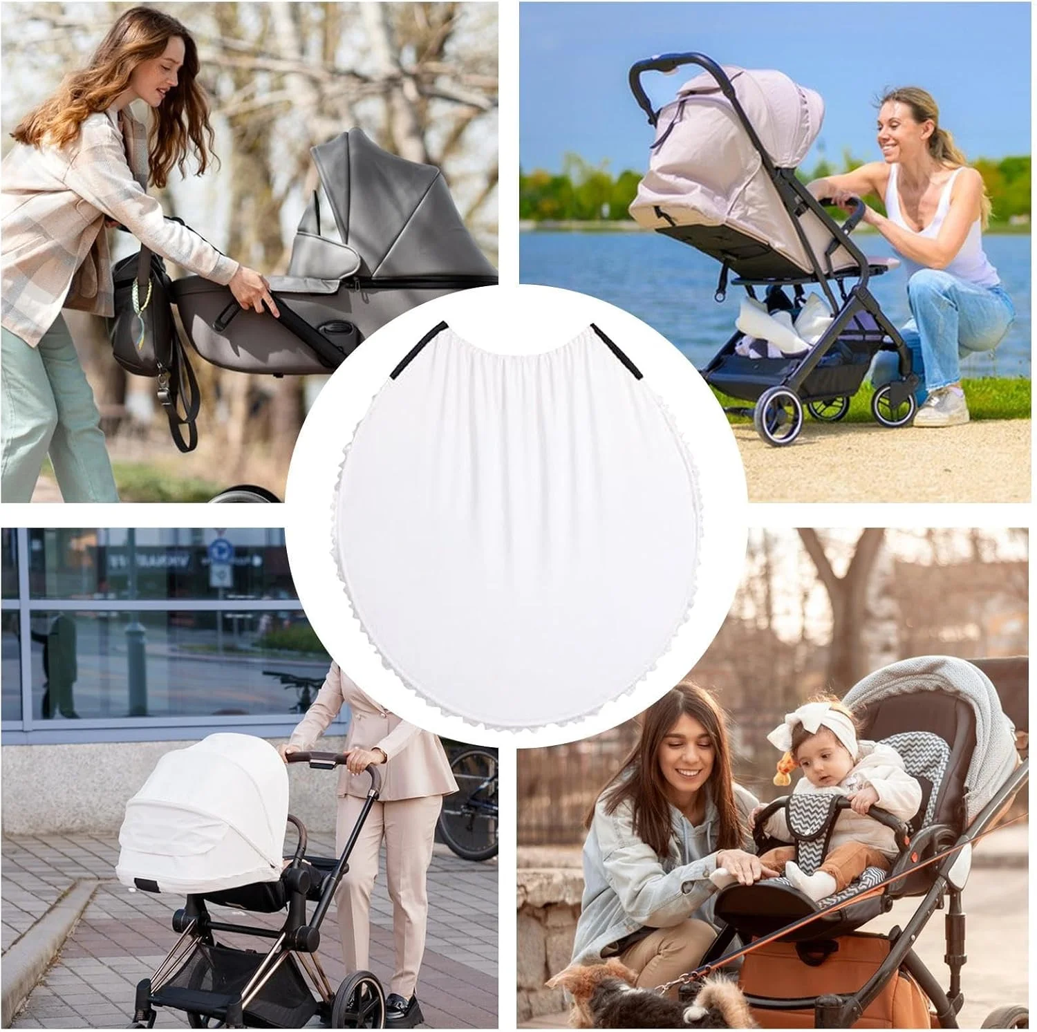 سایه بان آفتاب برای کالسکه - پوشش سایه بان آفتاب کالسکه کودک | سایه بان تاشو محافظت در برابر اشعه ماوراء بنفش برای کالسکه کودک نوپا، تخت مسافرتی و صندلی ماشین سایه بان آفتاب برای کالسکه - پوشش سایه بان آفتاب کالسکه کودک | سایه بان تاشو محافظت در برابر اشعه ماوراء بنفش برای کالسکه کودک نوپا، تخت مسافرتی و صندلی ماشین