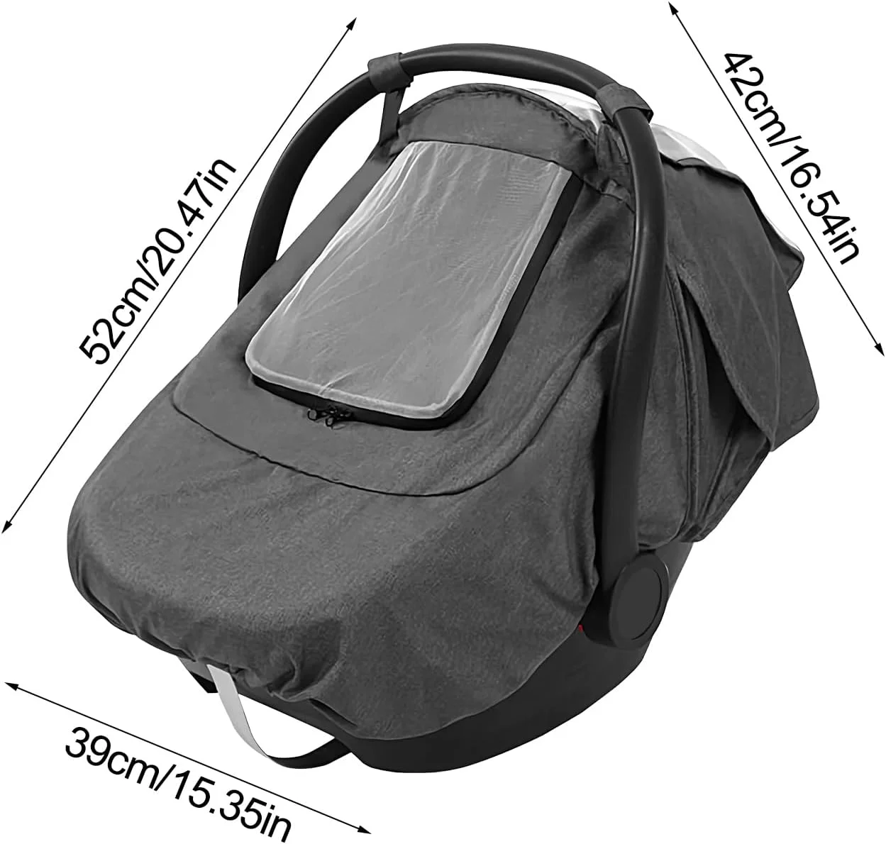 روکش کریر نوزاد، روکش گرم و نرم کالسکه، سایبان کودک با توری و زیپ برای پیاده روی، پیک نیک، چمن فضای باز، مسافرت فصلی، کمپینگ و پارک روکش کریر نوزاد، روکش گرم و نرم کالسکه، سایبان کودک با توری و زیپ برای پیاده روی، پیک نیک، چمن فضای باز، مسافرت فصلی، کمپینگ و پارک