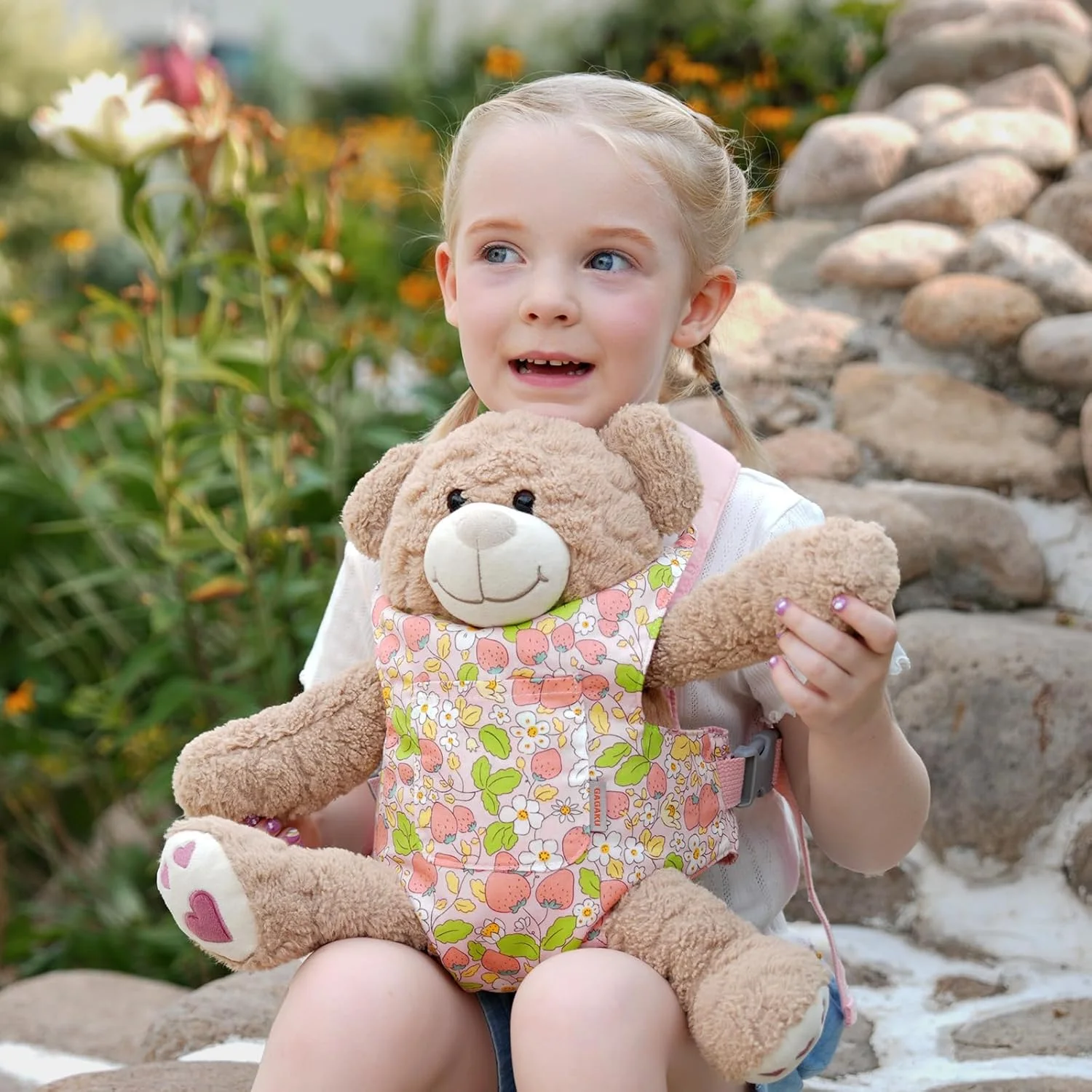 آغوشی عروسک کودک گاگاکو، لوازم جانبی آغوشی عروسک ریبورن برای دختران و کودکان نوپا، آغوشی اسلینگ عروسک با بندهای قابل تنظیم - توت فرنگی صورتی آغوشی عروسک کودک گاگاکو، لوازم جانبی آغوشی عروسک ریبورن برای دختران و کودکان نوپا، آغوشی اسلینگ عروسک با بندهای قابل تنظیم - توت فرنگی صورتی