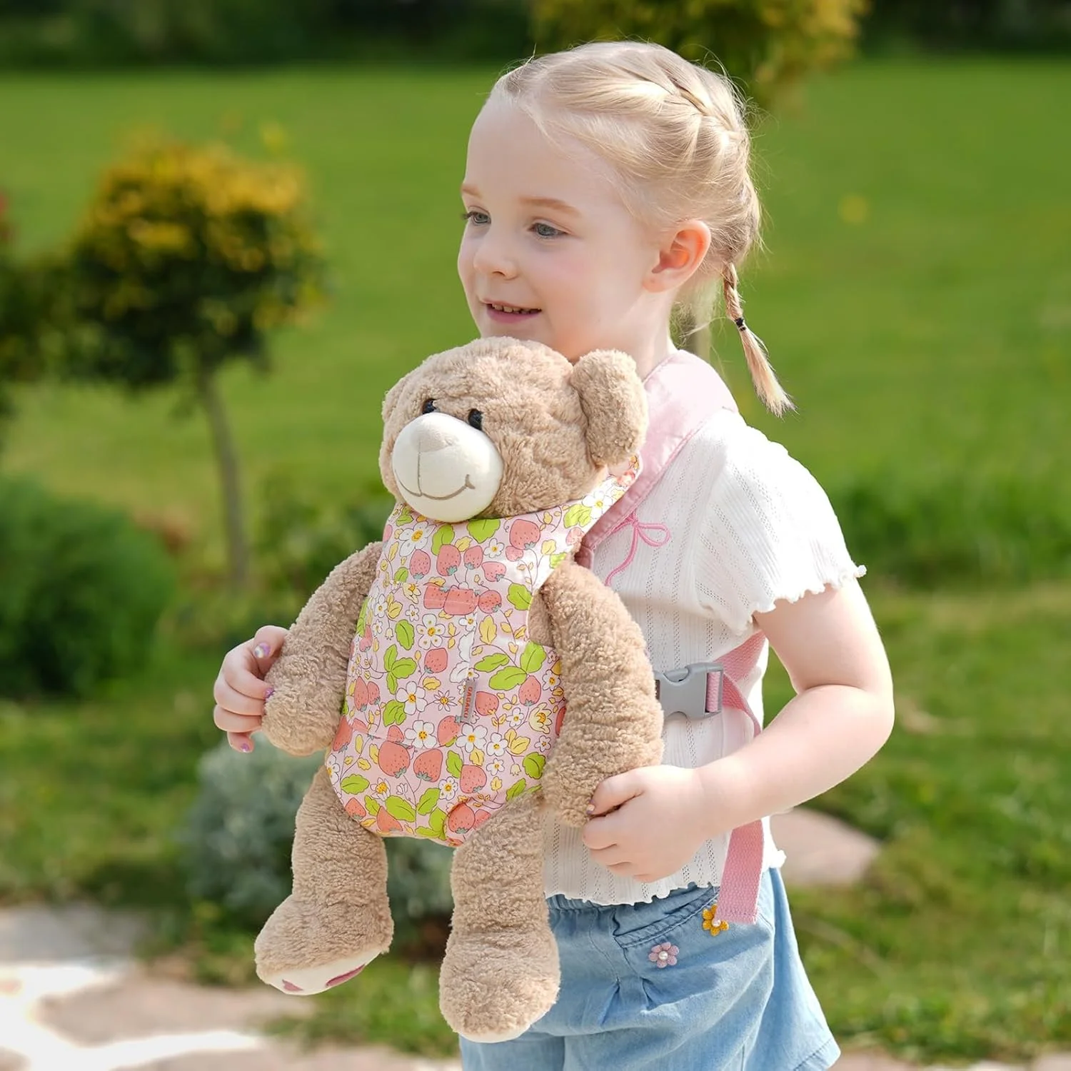 آغوشی عروسک کودک گاگاکو، لوازم جانبی آغوشی عروسک ریبورن برای دختران و کودکان نوپا، آغوشی اسلینگ عروسک با بندهای قابل تنظیم - توت فرنگی صورتی آغوشی عروسک کودک گاگاکو، لوازم جانبی آغوشی عروسک ریبورن برای دختران و کودکان نوپا، آغوشی اسلینگ عروسک با بندهای قابل تنظیم - توت فرنگی صورتی