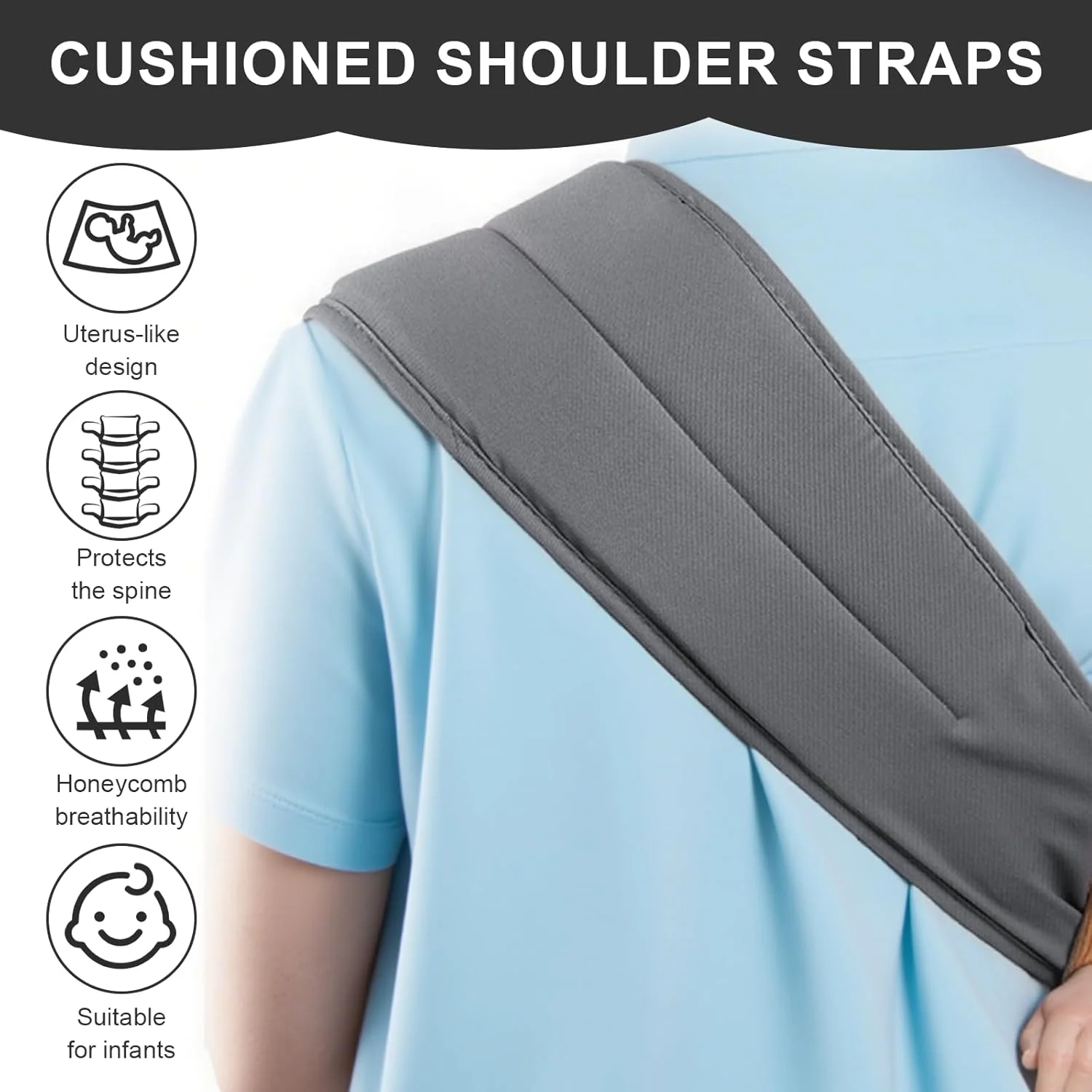 حامل نوزاد روی مفصل ران، حامل جانبی نوزاد برای نوزادان و کودکان از 0 تا 36 ماه (تا 20 کیلوگرم) - پشتیبانی ارگونومیک پد شانه حامل نوزاد روی مفصل ران، حامل جانبی نوزاد برای نوزادان و کودکان از 0 تا 36 ماه (تا 20 کیلوگرم) - پشتیبانی ارگونومیک پد شانه