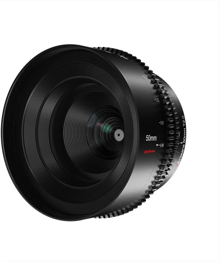 لنز سینمایی 7artisans 50mm T2.0 برای دوربین های Sony E Mount، لنزهای دوربین بدون آینه فول فریم با دیافراگم بزرگ