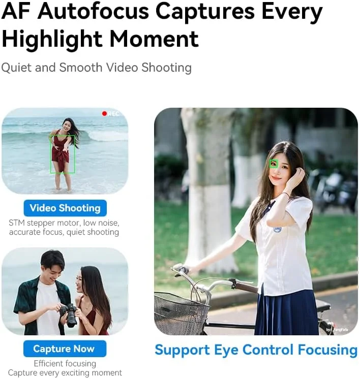 لنز دوربین 7artisans AF 85mm F1.8 برای مانت Sony E، فول فریم، دیافراگم بزرگ، پرایم، لنز دوربین با فوکوس خودکار دستی STM، فوکوس خودکار چهره/چشم، برای عکاسی پرتره/خیابانی/موضوعات انسان گرایانه لنز دوربین 7artisans AF 85mm F1.8 برای مانت Sony E، فول فریم، دیافراگم بزرگ، پرایم، لنز دوربین با فوکوس خودکار دستی STM، فوکوس خودکار چهره/چشم، برای عکاسی پرتره/خیابانی/موضوعات انسان گرایانه