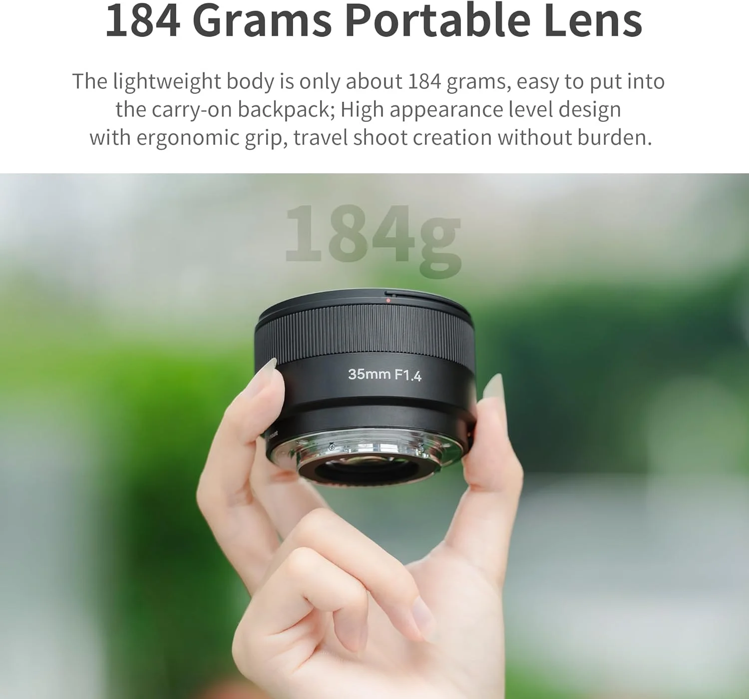 لنز دوربین 7artisans AF 35mm F1.4 با فوکوس خودکار، اپتیک زاویه باز ثابت، سازگار با دوربین های APS-C مانند XT1، XT3، XE1، XE2، XH2، XS20، XA1، XA2