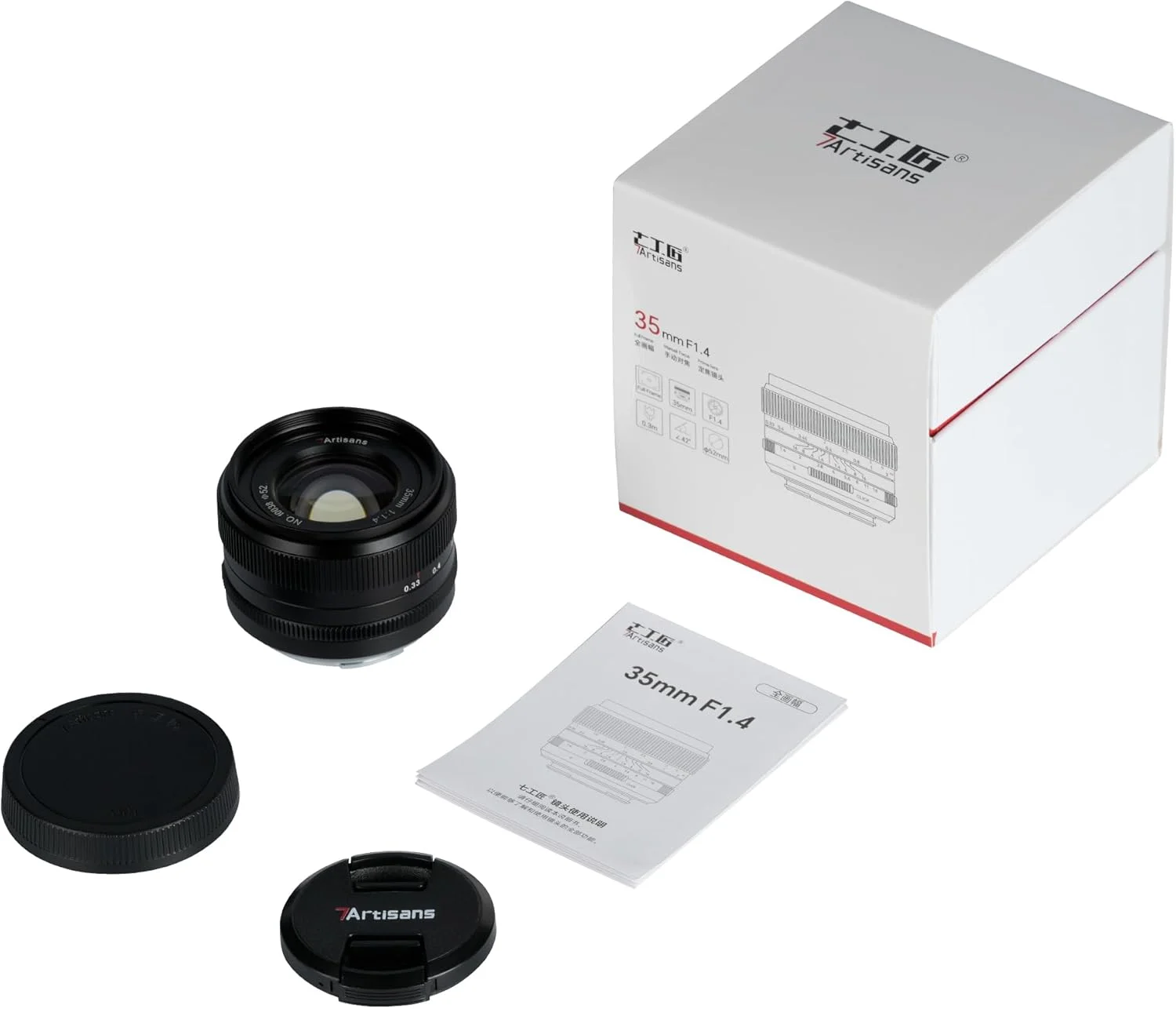 لنز پرایم 35mm F1.4 Mark Ⅱ هفت آرتیسان با فوکوس دستی و دهانه باز، سازگار با دوربین های Canon RF Mount مدل های EOS R RP R5 R6 - مشکی لنز پرایم 35mm F1.4 Mark Ⅱ هفت آرتیسان با فوکوس دستی و دهانه باز، سازگار با دوربین های Canon RF Mount مدل های EOS R RP R5 R6 - مشکی