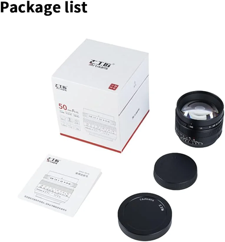 لنز دوربین 7artisans 50mm F0.95 APS-C دستی ثابت برای دوربین های فوجی X-Mount