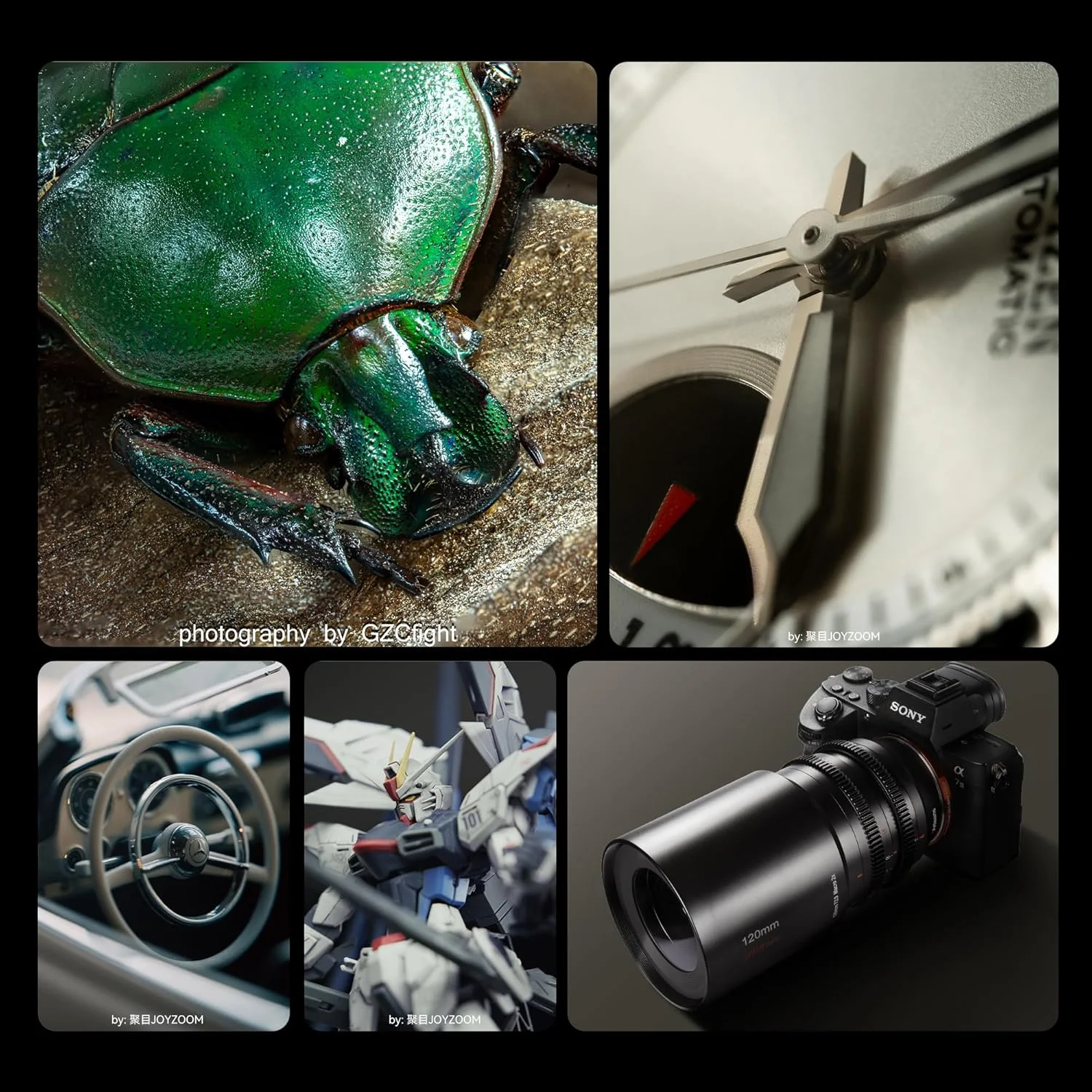 لنز سینمایی ماکرو 2X با فاصله کانونی 120 میلی‌متر و دیافراگم T2.9 از 7artisans، لنز سینمایی با فوکوس ثابت دستی سازگار با Leica Panasonic L Mount S1 S5 S9 Serise DC-S1H, DC-S5M2,LUMIX S9