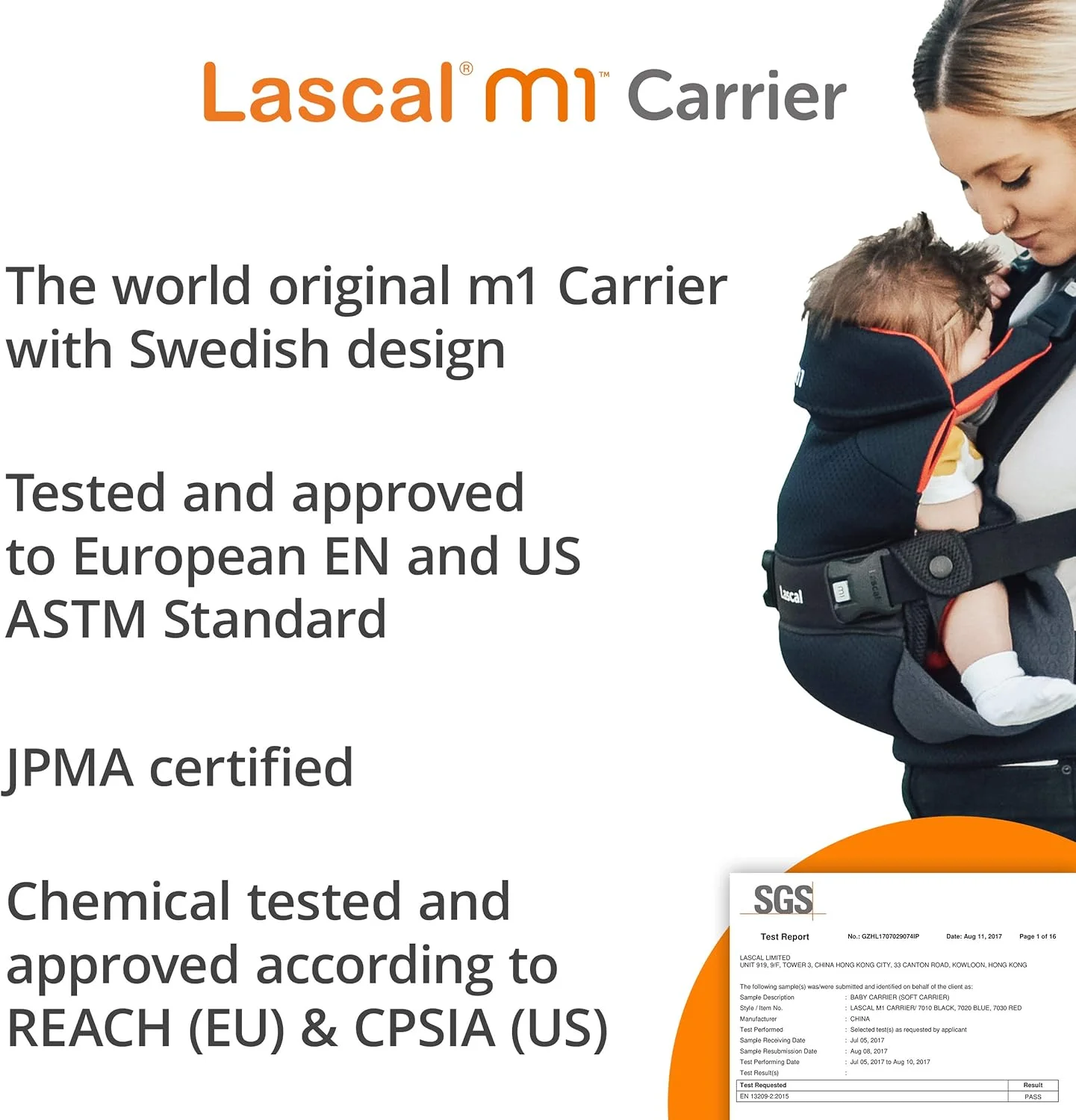 Lascal m1 Carrier, Ergonomic Baby Carrier for Easy Transport, Newborn Baby Carrier Also for Infants (3.5 kg – 15 kg), Baby Accessory with Infant M Seat, Black/Red Lascal m1 Carrier, Ergonomic Baby Carrier for Easy Transport, Newborn Baby Carrier Also for Infants (3.5 kg – 15 kg), Baby Accessory with Infant M Seat, Black/Red