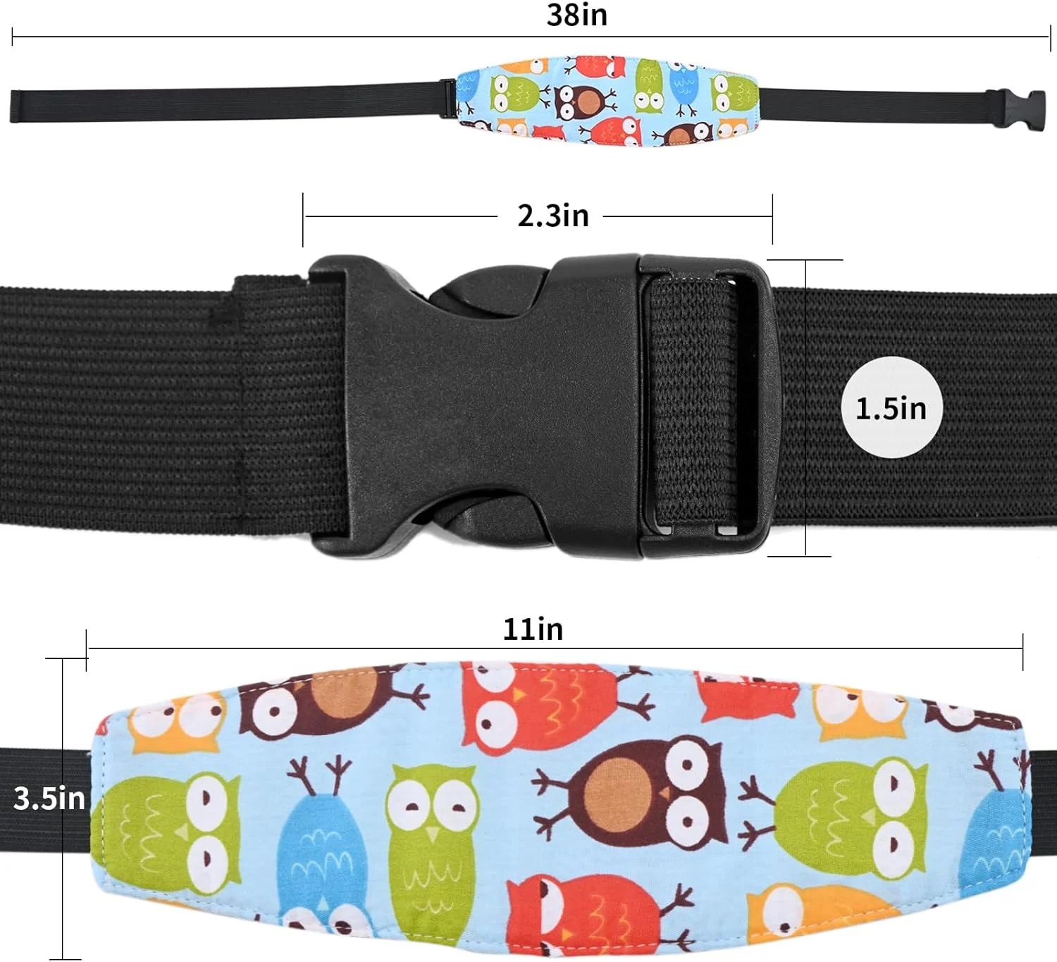 Luckyiren Baby Head Support for Car Seat-Car Seat Head Support for Toddler-Head Band Strap Headrest, Stroller Carseat Sleeping Baby Carseat Head Support for Toddler Kids Children Child Infant Luckyiren Baby Head Support for Car Seat-Car Seat Head Support for Toddler-Head Band Strap Headrest, Stroller Carseat Sleeping Baby Carseat Head Support for Toddler Kids Children Child Infant