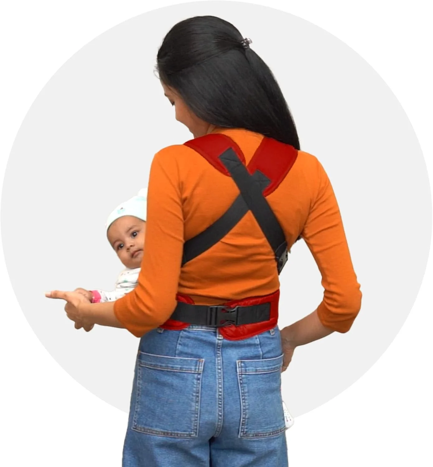 کیف حمل نوزاد مایلو اسنشیالز مناسب برای نوزادان 6 تا 15 ماهه - سبک وزن، ارگونومیک، 3 در 1، دارای پشتیبانی از جلو، پشت و سر، حداکثر وزن تا 15 کیلوگرم، با بند سگک قابل تنظیم