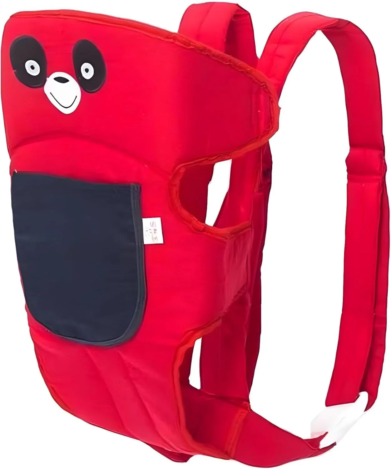 کوله پشتی حامل کودک چند حالته | 0-36 ماه | قرمز و مشکی | پارچه تنفسی و بندهای بالشتکی | موقعیت های حمل چندگانه ارگونومیک و پشتیبانی کمری | سبک و تمیز کردن آسان