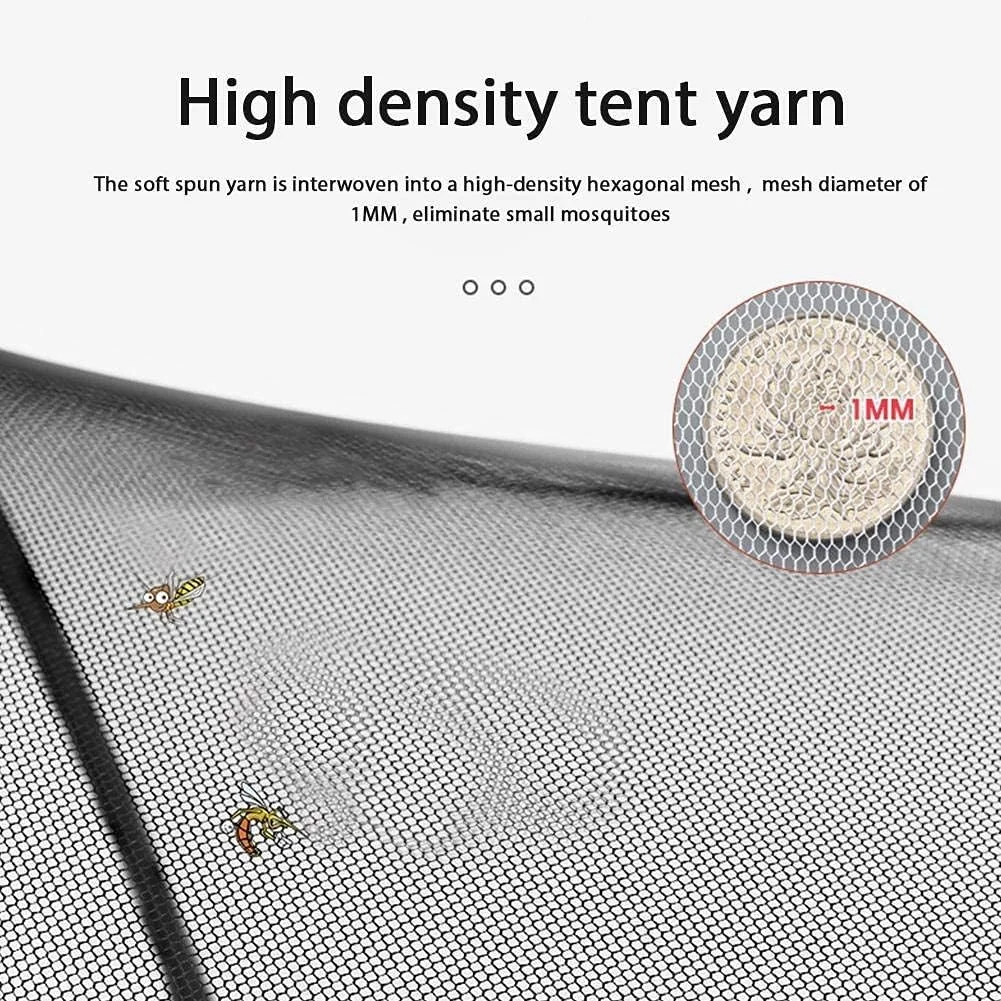 پشه بند کودک، پشه بند جهانی برای کالسکه، کریر، صندلی ماشین توری تاشو دو طرفه با زیپ لوازم جانبی کالسکه