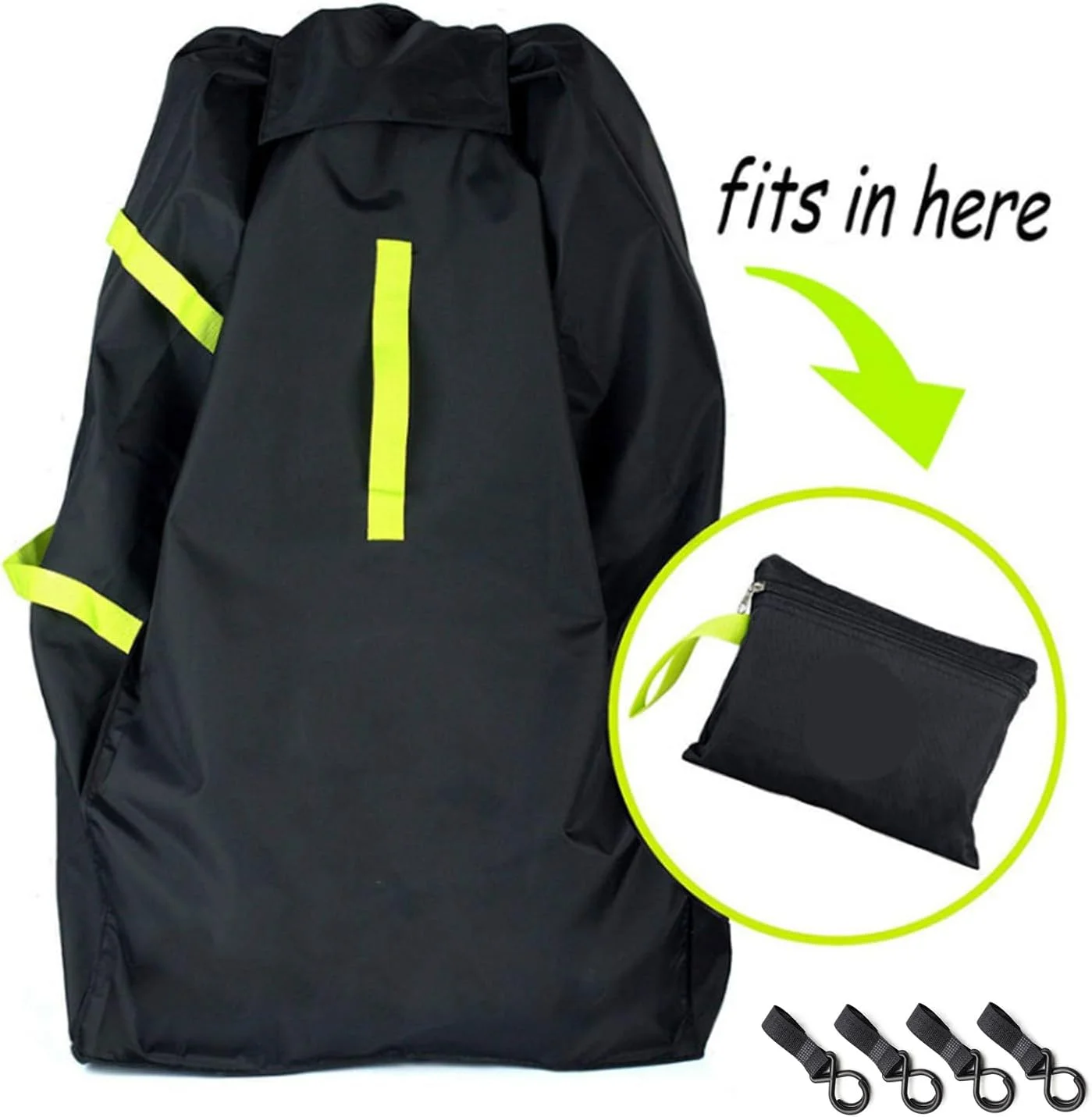 کیف استولر IS MUHE برای هواپیما، کیف بزرگ استولر برای مسافرت هوایی، کیف بادوام گیت چک برای صندلی ماشین که به راحتی روی صندلی های ماشین کانورتیبل، کریر نوزاد و صندلی های بوستر قرار می گیرد.