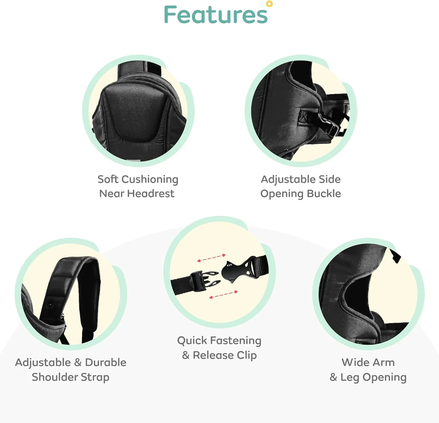 کیف حمل نوزاد مایلو اسنشیالز مناسب برای نوزادان 6 تا 24 ماهه - سبک وزن، ارگونومیک، 3 در 1 (جلو، پشت و دارای پشتیبانی از سر)، حداکثر وزن تا 15 کیلوگرم، با بند سگک قابل تنظیم کیف حمل نوزاد مایلو اسنشیالز مناسب برای نوزادان 6 تا 24 ماهه - سبک وزن، ارگونومیک، 3 در 1 (جلو، پشت و دارای پشتیبانی از سر)، حداکثر وزن تا 15 کیلوگرم، با بند سگک قابل تنظیم