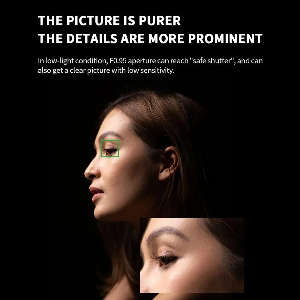 لنز ثابت 50mm F0.95 با دیافراگم باز و فوکوس دستی 7artisans APS-C برای دوربین های بدون آینه Sony E-Mount مدل های NEX-3/NEX-5/NEX-C3/NEX-7/NEX-5N/NEX-6/NEX-5T/A5000/A6000/A5100