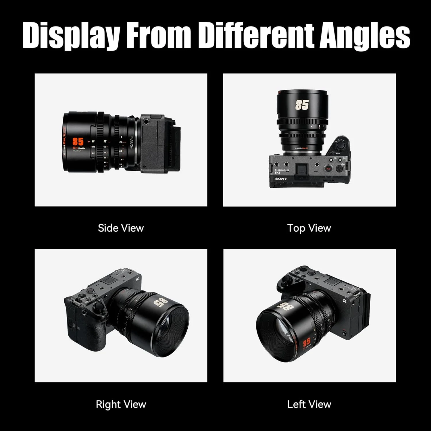 7artisans 85mm T2.1 Professional Cine Lens S35 Frame Compatible for Canon RF-S Mount for RED KOMODO/RED KOMODO X/CANON C70/CANON R7/R50/R10(Titanium Gray) 7artisans 85mm T2.1 Professional Cine Lens S35 Frame Compatible for Canon RF-S Mount for RED KOMODO/RED KOMODO X/CANON C70/CANON R7/R50/R10(Titanium Gray)