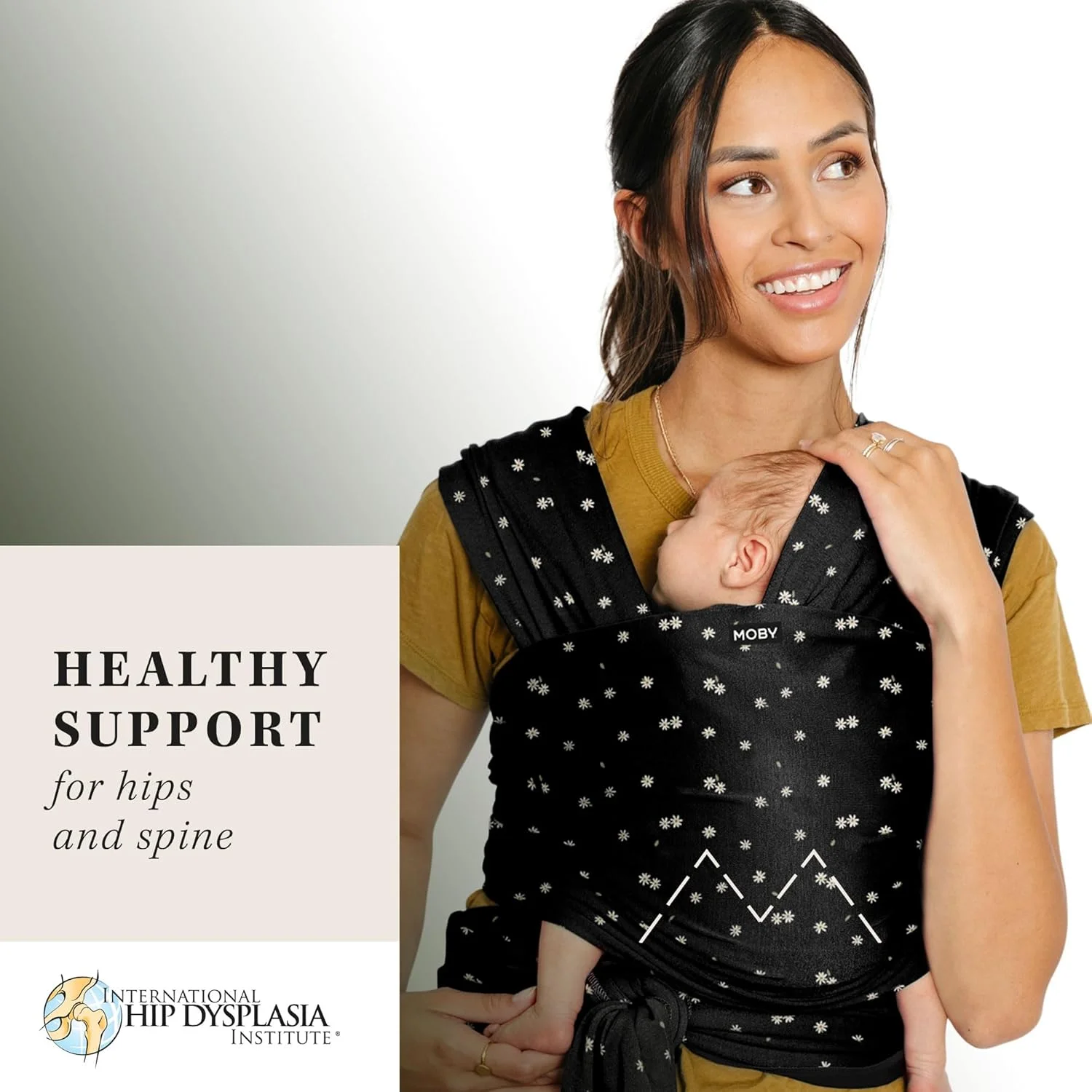 آغوشی پارچه ای موبی کلاسیک مناسب نوزادان تا کودکان نوپا (3.6 تا 15 کیلوگرم)، آغوشی نوزاد، طراحی سبک و بدون دست، قابل تنظیم برای انواع اندام (Desert Daisy) آغوشی پارچه ای موبی کلاسیک مناسب نوزادان تا کودکان نوپا (3.6 تا 15 کیلوگرم)، آغوشی نوزاد، طراحی سبک و بدون دست، قابل تنظیم برای انواع اندام (Desert Daisy)