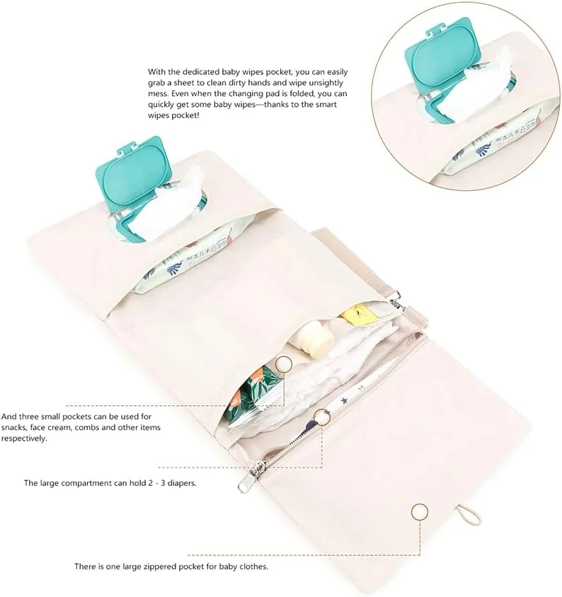 کیف پوشک بچه مومایگو - کیف کوچک ضد آب - 2 عدد در هر ست، تاشو، آویز، قابل استفاده مجدد، قابل شستشو یا پوشک پارچه ای، با هدیه برای جشن سیسمونی (سفید) کیف پوشک بچه مومایگو - کیف کوچک ضد آب - 2 عدد در هر ست، تاشو، آویز، قابل استفاده مجدد، قابل شستشو یا پوشک پارچه ای، با هدیه برای جشن سیسمونی (سفید)