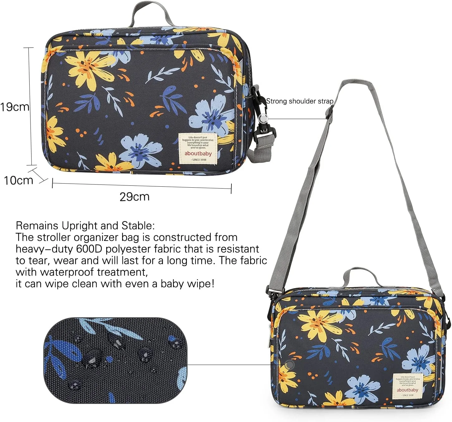 کیف لوازم کودک مومایگو، کیف لوازم جانبی مسافرتی کالسکه - سازمان دهنده وسایل کیف لوازم کودک مومایگو، کیف لوازم جانبی مسافرتی کالسکه - سازمان دهنده وسایل