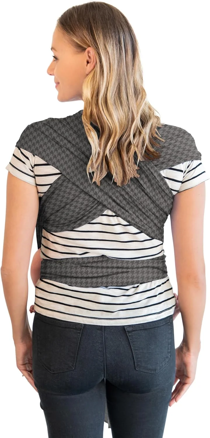 آغوشی پارچه ای موبی کلاسیک پتونیای پیکلز باتم برای نوزادان تا کودکان نوپا (3.6 تا 15 کیلوگرم)، آغوشی نوزاد، طراحی سبک و بدون دست، قابل تنظیم برای انواع سایز بدن (طرح Houndstooth) آغوشی پارچه ای موبی کلاسیک پتونیای پیکلز باتم برای نوزادان تا کودکان نوپا (3.6 تا 15 کیلوگرم)، آغوشی نوزاد، طراحی سبک و بدون دست، قابل تنظیم برای انواع سایز بدن (طرح Houndstooth)