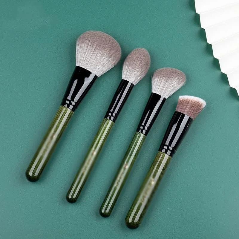 ست برس آرایشی اسکیپدر، ابزار حرفه ای، برس های موی مصنوعی، مناسب کرم پودر، پودر، کانتور، سایه چشم و آرایش