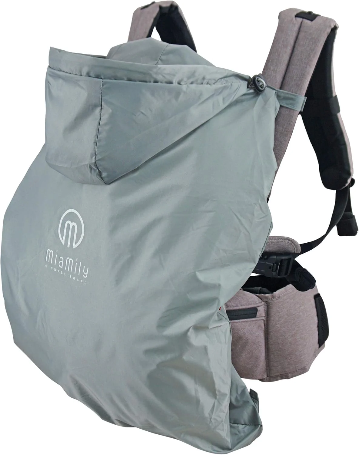 روکش باران کریر کودک MiaMily با کلاه، روکش کریر کودک مقاوم در برابر آب و باد، لوازم جانبی کودک، خاکستری روکش باران کریر کودک MiaMily با کلاه، روکش کریر کودک مقاوم در برابر آب و باد، لوازم جانبی کودک، خاکستری