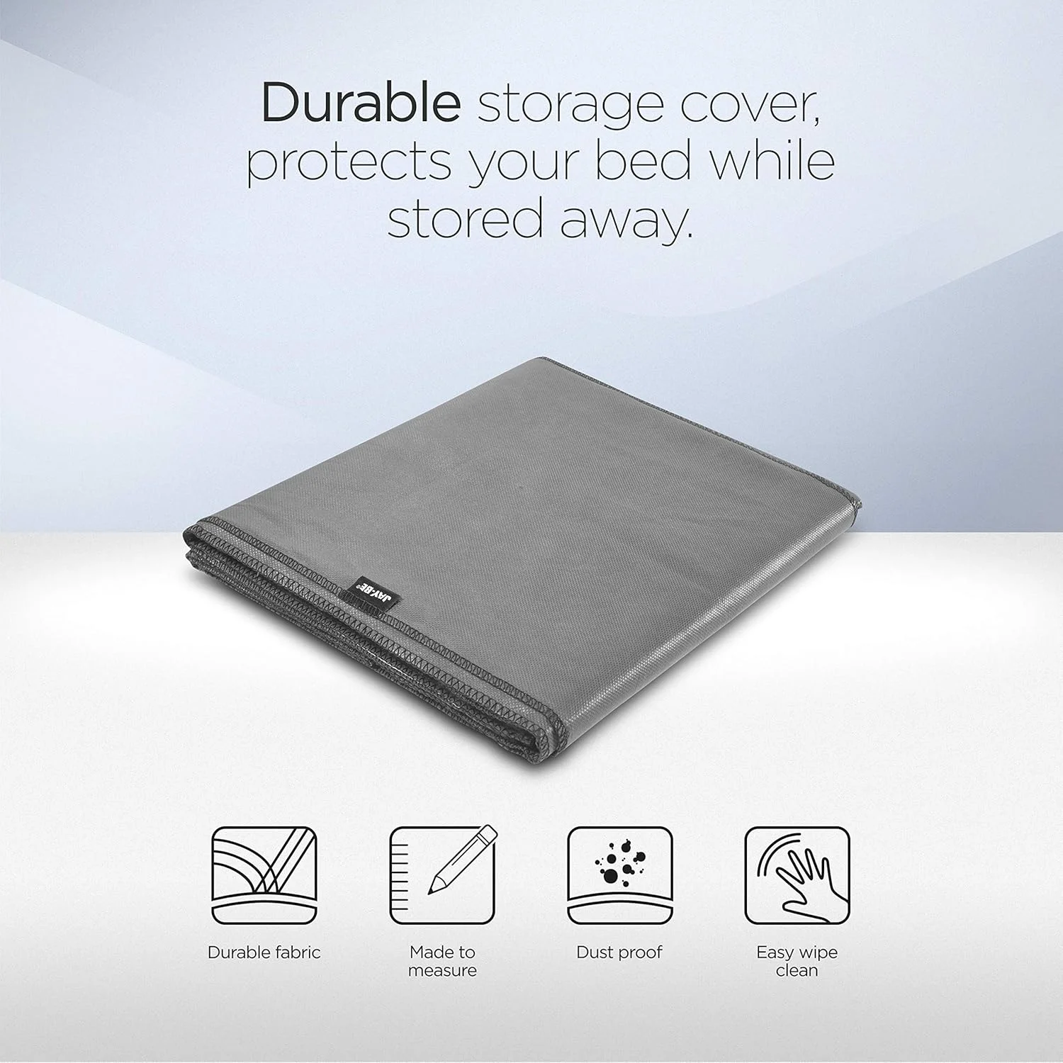 Jay-Be Storage Cover for Supreme and Visitor Folding Beds - Single - Grey Jay-Be Storage Cover for Supreme and Visitor Folding Beds - Single - Grey