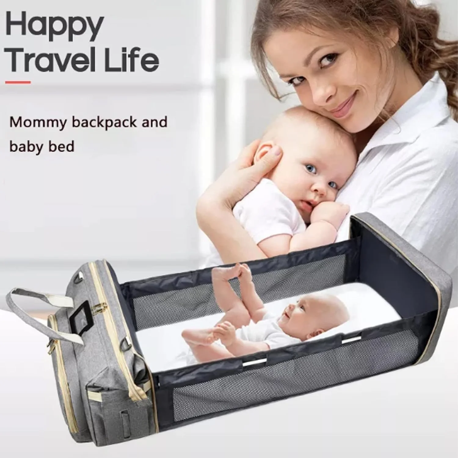 کیف لوازم کودک کوله پشتی 3 در 1 برای نوزادان دختر و پسر، کیف قابل حمل مادر برای لوازم ضروری مادران باردار، سازمان دهنده لوازم ضروری با ظرفیت بزرگ، کیف های مسافرتی ضد آب برای مادر و پدر، خاکستری کیف لوازم کودک کوله پشتی 3 در 1 برای نوزادان دختر و پسر، کیف قابل حمل مادر برای لوازم ضروری مادران باردار، سازمان دهنده لوازم ضروری با ظرفیت بزرگ، کیف های مسافرتی ضد آب برای مادر و پدر، خاکستری