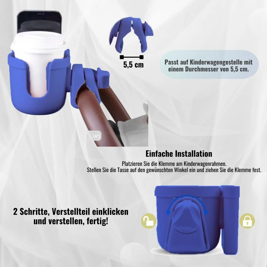 نگهدارنده فنجان کالسکه کودک Micus، جا لیوانی، لوازم جانبی کالسکه کودک، زیر لیوانی کالسکه کودک، لوازم جانبی واکر، زیر لیوانی صندلی ساحلی (نگهدارنده فنجان 2 در 1، آبی) نگهدارنده فنجان کالسکه کودک Micus، جا لیوانی، لوازم جانبی کالسکه کودک، زیر لیوانی کالسکه کودک، لوازم جانبی واکر، زیر لیوانی صندلی ساحلی (نگهدارنده فنجان 2 در 1، آبی)