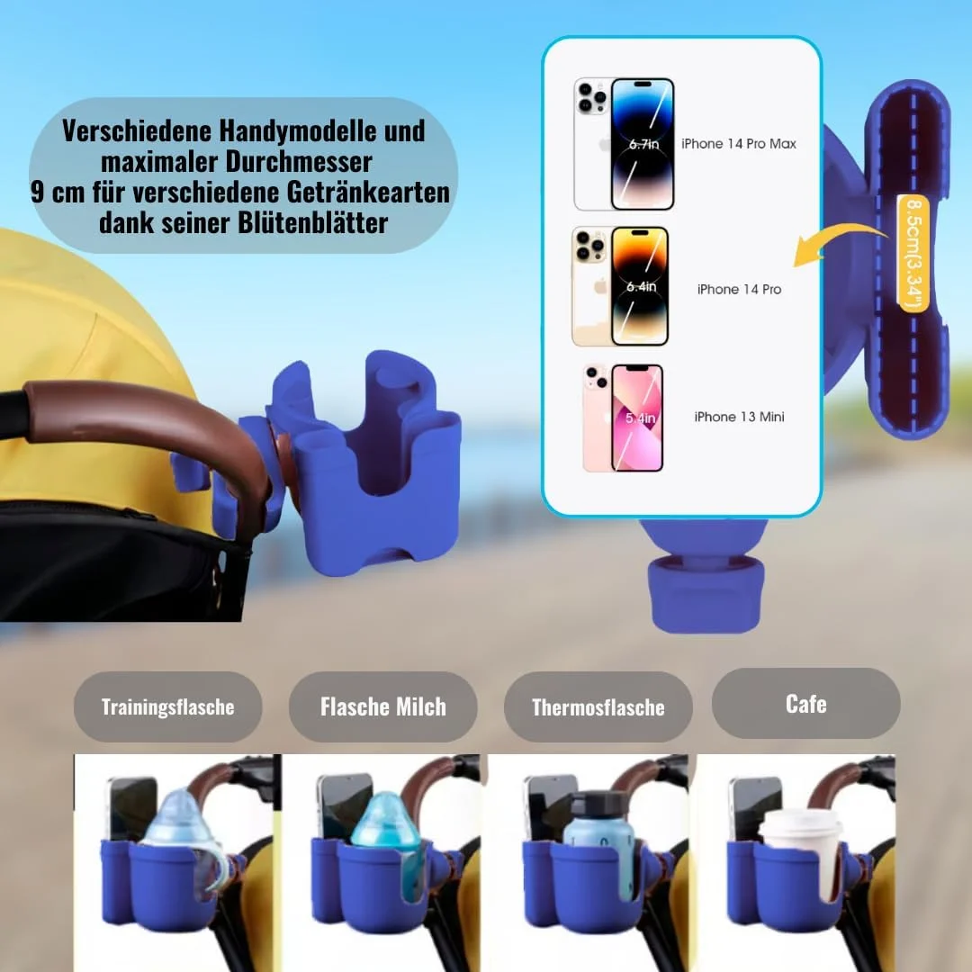 نگهدارنده فنجان کالسکه کودک Micus، جا لیوانی، لوازم جانبی کالسکه کودک، زیر لیوانی کالسکه کودک، لوازم جانبی واکر، زیر لیوانی صندلی ساحلی (نگهدارنده فنجان 2 در 1، آبی) نگهدارنده فنجان کالسکه کودک Micus، جا لیوانی، لوازم جانبی کالسکه کودک، زیر لیوانی کالسکه کودک، لوازم جانبی واکر، زیر لیوانی صندلی ساحلی (نگهدارنده فنجان 2 در 1، آبی)