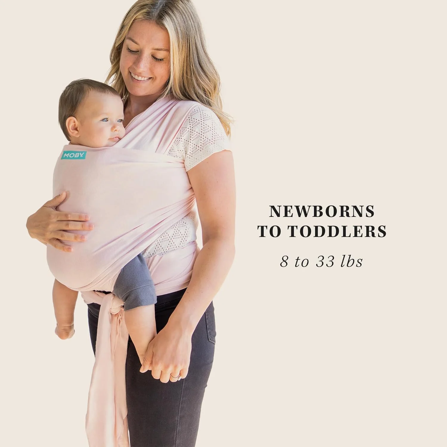 آغوشی پارچه ای کلاسیک موبی - آغوشی نوزاد برای نوزاد تا نوپا - آغوشی حمل نوزاد - نگهدارنده عالی کودک برای مادر و پدر - قابل تنظیم برای انواع سایز بدن - قابلیت حمل نوزاد تا وزن 15 کیلوگرم - رز کوارتز آغوشی پارچه ای کلاسیک موبی - آغوشی نوزاد برای نوزاد تا نوپا - آغوشی حمل نوزاد - نگهدارنده عالی کودک برای مادر و پدر - قابل تنظیم برای انواع سایز بدن - قابلیت حمل نوزاد تا وزن 15 کیلوگرم - رز کوارتز