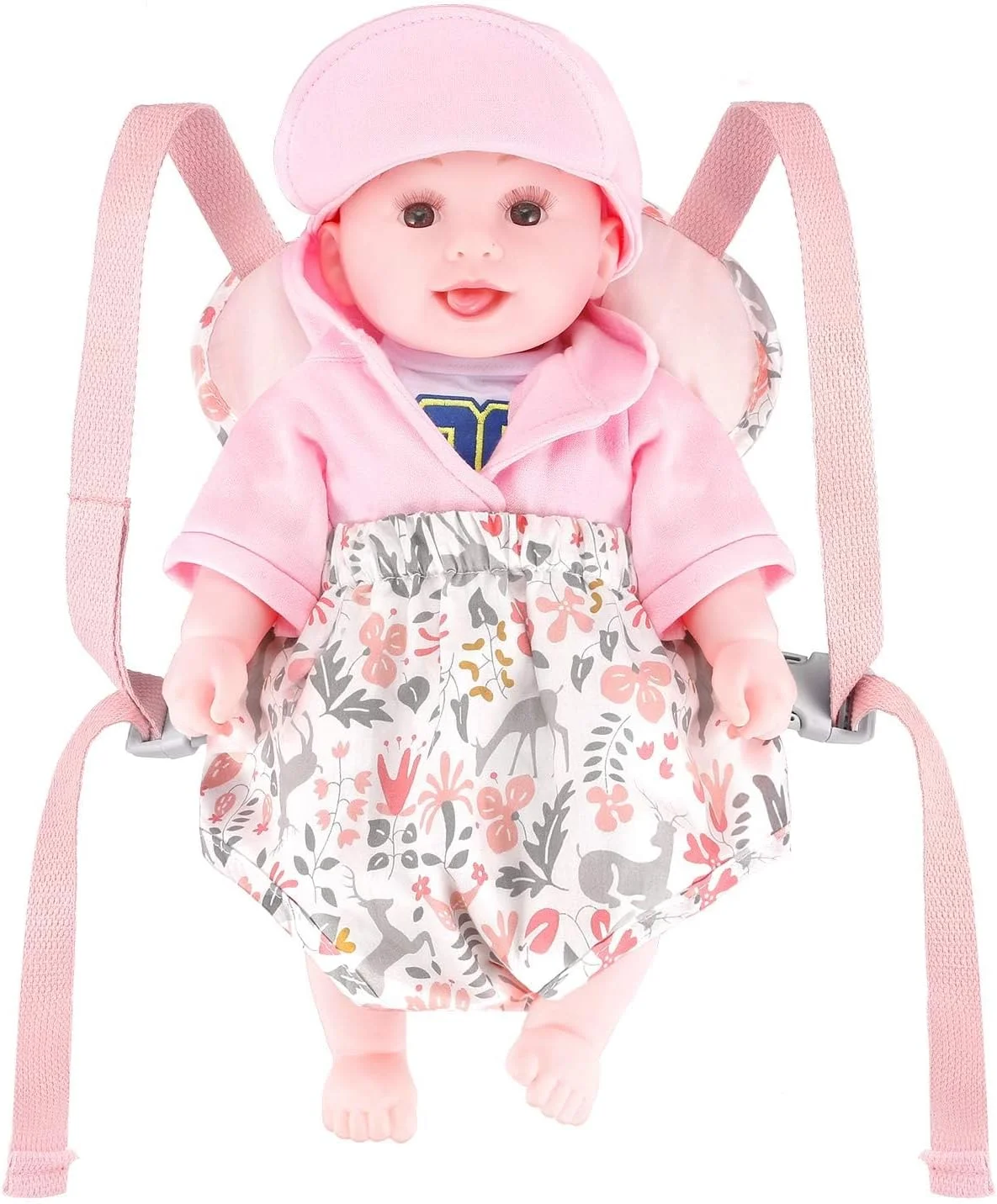 لوازم جانبی حامل عروسک نوزاد NALACAL - صورتی (گوزن شمالی) لوازم جانبی حامل عروسک نوزاد NALACAL - صورتی (گوزن شمالی)