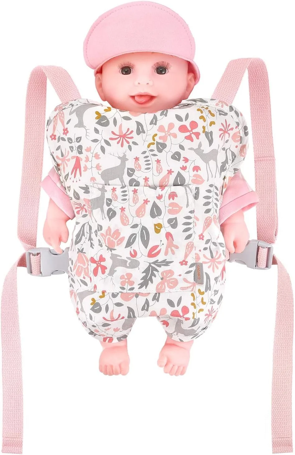 لوازم جانبی حامل عروسک نوزاد NALACAL - صورتی (گوزن شمالی) لوازم جانبی حامل عروسک نوزاد NALACAL - صورتی (گوزن شمالی)