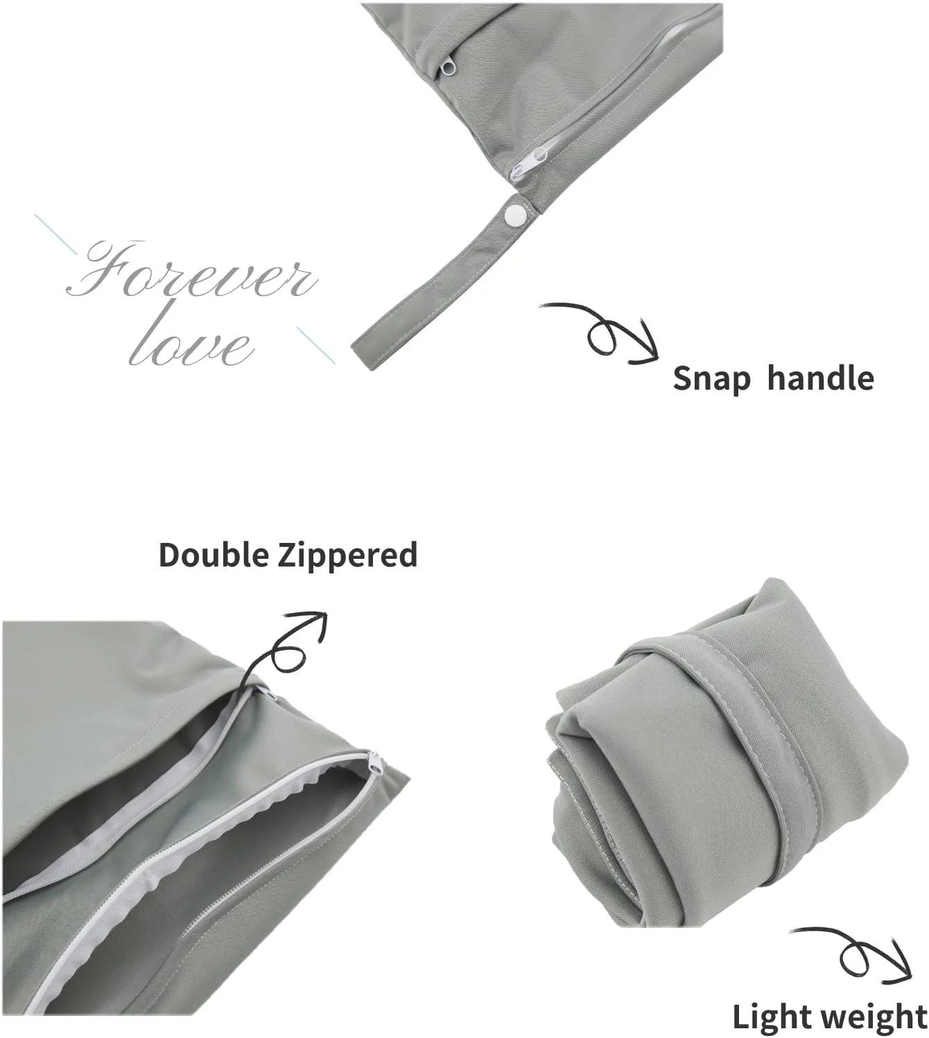 هانئا، ست 2 عددی کیف نگهداری پوشک بچه، دولایه، سازمان دهنده کیف پوشک، کیف پوشک ضد آب TPU با زیپ، بند دستی، بزرگ 30x36 سانتی متر، نگهداری قابل حمل و استفاده مجدد پوشک، لوازم بهداشتی مسافرتی هانئا، ست 2 عددی کیف نگهداری پوشک بچه، دولایه، سازمان دهنده کیف پوشک، کیف پوشک ضد آب TPU با زیپ، بند دستی، بزرگ 30x36 سانتی متر، نگهداری قابل حمل و استفاده مجدد پوشک، لوازم بهداشتی مسافرتی