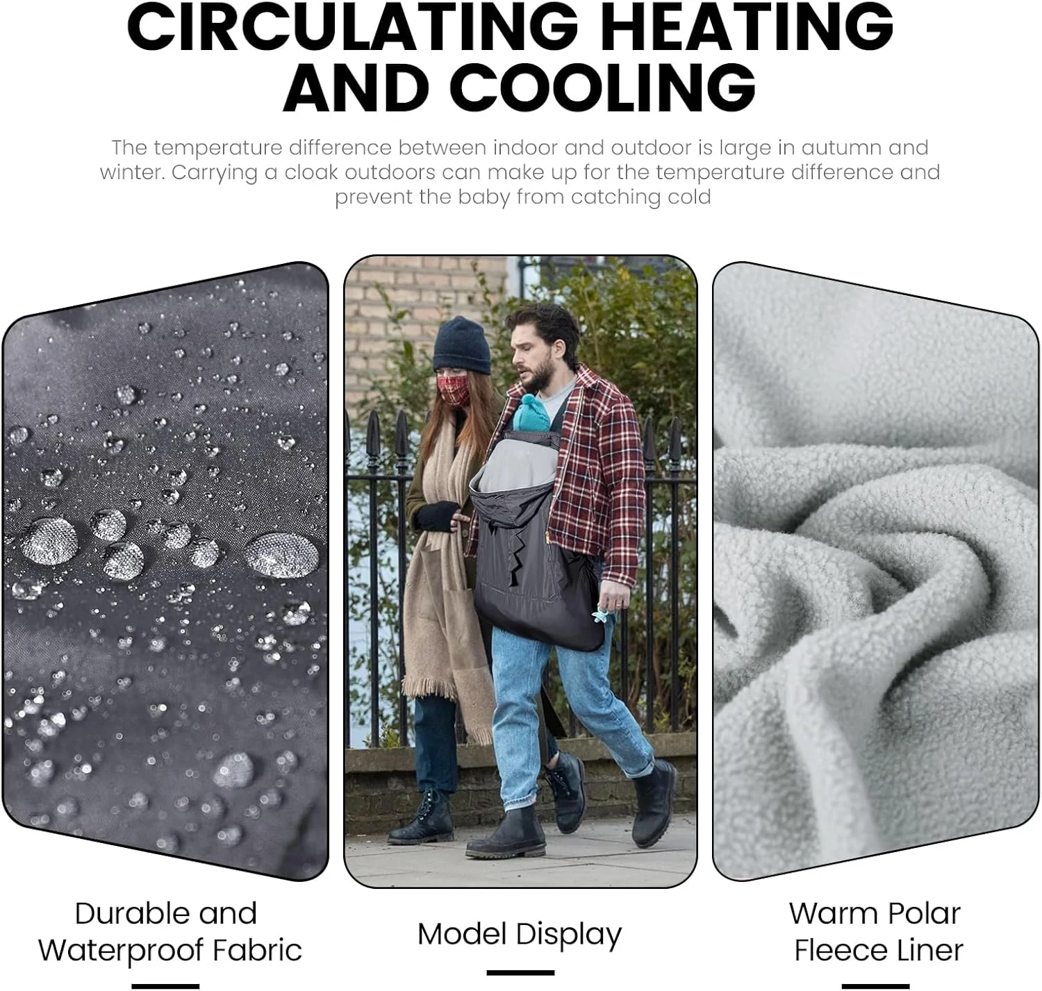 روکش زمستانی حامل نوزاد Orzbow با کلاه جداشدنی، ضد آب و ضد باد، با جیب های بزرگ، مناسب برای انواع حامل های نوزاد و صندلی کمری نوزاد | همراه با کیف نگهداری (دایناسور خاکستری تیره) روکش زمستانی حامل نوزاد Orzbow با کلاه جداشدنی، ضد آب و ضد باد، با جیب های بزرگ، مناسب برای انواع حامل های نوزاد و صندلی کمری نوزاد | همراه با کیف نگهداری (دایناسور خاکستری تیره)