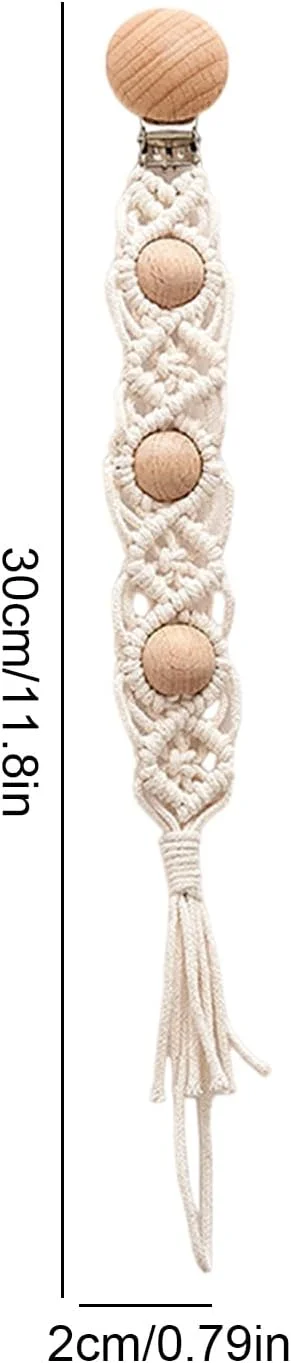 گیره پستانک | گیره پستانک طنابی پنبه ای بوهو، گیره های پستانک دست ساز بوهو برای راحتی شیک، چوبی ایمن و برای کودک نوپا گیره پستانک | گیره پستانک طنابی پنبه ای بوهو، گیره های پستانک دست ساز بوهو برای راحتی شیک، چوبی ایمن و برای کودک نوپا