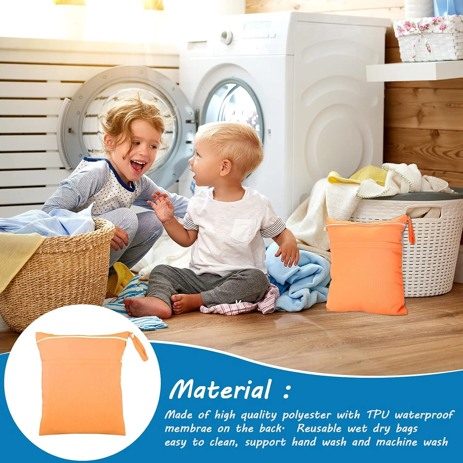 هانئا، ست 2 عددی کیف نگهداری پوشک بچه، دولایه، سازمان دهنده کیف پوشک، کیف پوشک ضد آب TPU با زیپ، بند دستی، بزرگ 30x36 سانتی متر، نگهداری قابل حمل و استفاده مجدد پوشک، لوازم بهداشتی مسافرتی هانئا، ست 2 عددی کیف نگهداری پوشک بچه، دولایه، سازمان دهنده کیف پوشک، کیف پوشک ضد آب TPU با زیپ، بند دستی، بزرگ 30x36 سانتی متر، نگهداری قابل حمل و استفاده مجدد پوشک، لوازم بهداشتی مسافرتی