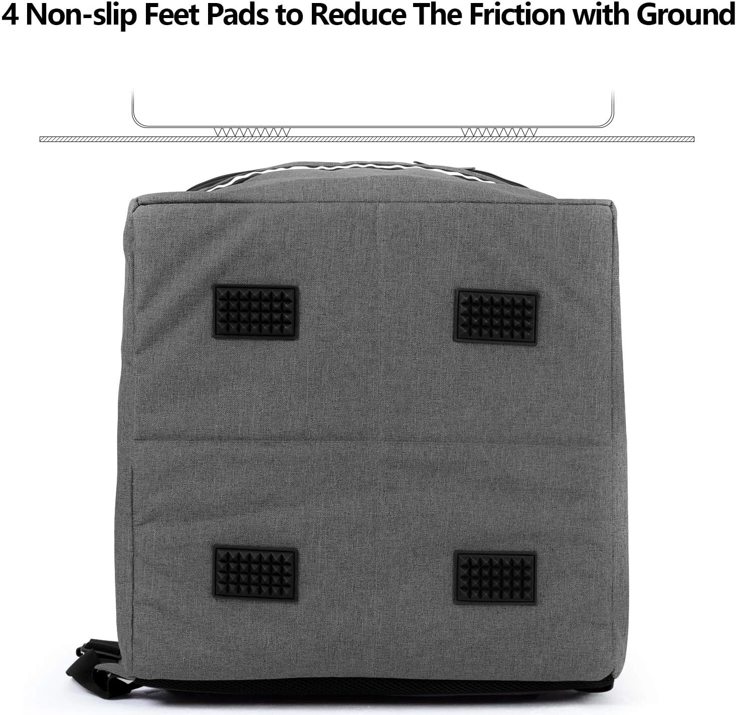 کیف حمل صندلی ماشین کودک Teamoy، کیف بازرسی گیت صندلی ماشین با دسته بالایی و نوارهای بازتابنده، روکش حمل صندلی ماشین کودک برای هواپیما، خاکستری کیف حمل صندلی ماشین کودک Teamoy، کیف بازرسی گیت صندلی ماشین با دسته بالایی و نوارهای بازتابنده، روکش حمل صندلی ماشین کودک برای هواپیما، خاکستری