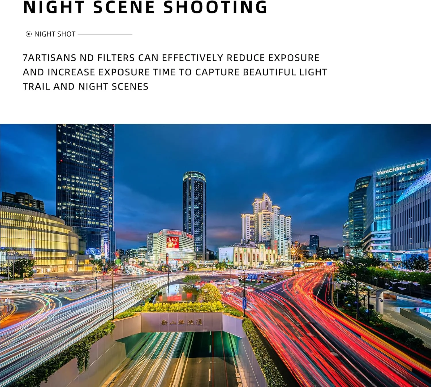 فیلتر ND متغیر 7artisans [ND2/4/8/16/32/64] 1.5-8 استاپ شیشه AGC وارداتی قابل تنظیم [58/62/67/72/77/82mm] فیلتر ویدیو فیلتر تراکم خنثی پرتره برای لنزهای دوربین (VND-72mm)