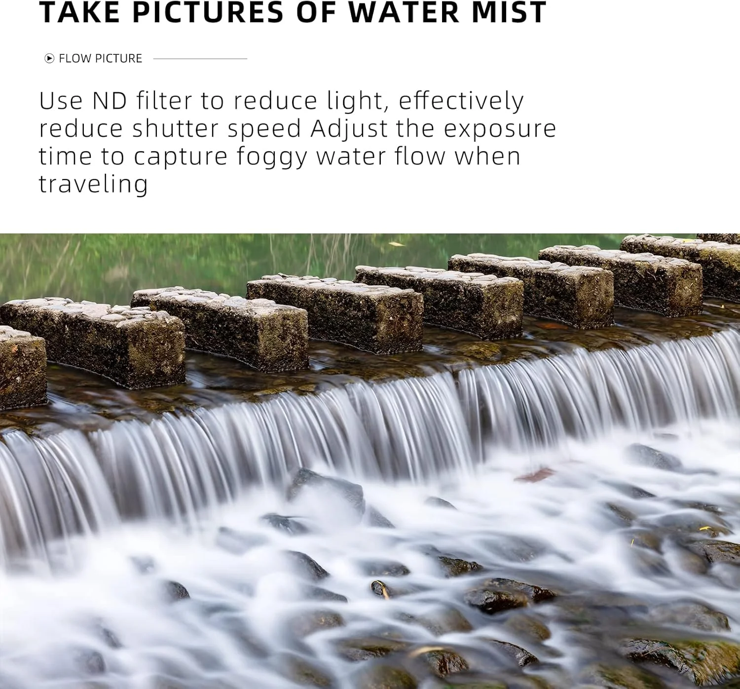 فیلتر ND متغیر 7artisans [ND2/4/8/16/32/64] 1.5-8 استاپ شیشه AGC وارداتی قابل تنظیم [58/62/67/72/77/82mm] فیلتر ویدیو فیلتر تراکم خنثی پرتره برای لنزهای دوربین (VND-72mm)