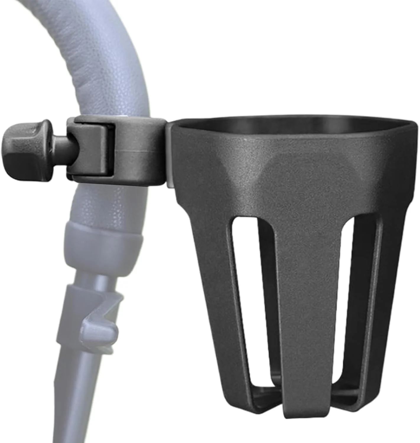 نگهدارنده فنجان ویلچر | قفس بطری با چرخش 360 درجه - لوازم جانبی کالسکه حمل فنجان برای پارک، مسافرت، خرید در فضای باز و زمین بازی